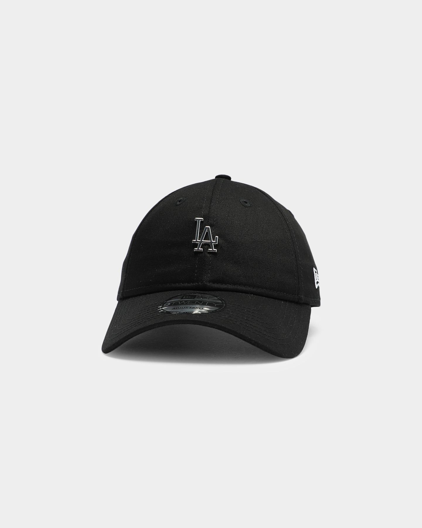 New Era Los Angeles Dodgers Mini Metal 9TWENTY Strapback Black/Silver sold by Culture Kings