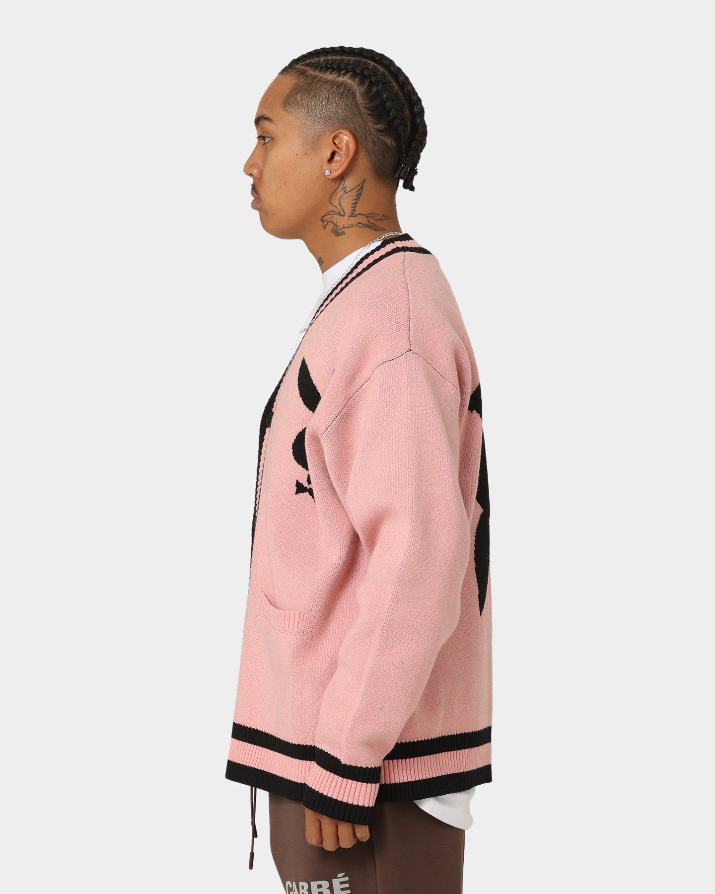 Playboy By CK Collegiate Cardigan Pink/Black sold by Culture Kings product image thumbnail 9