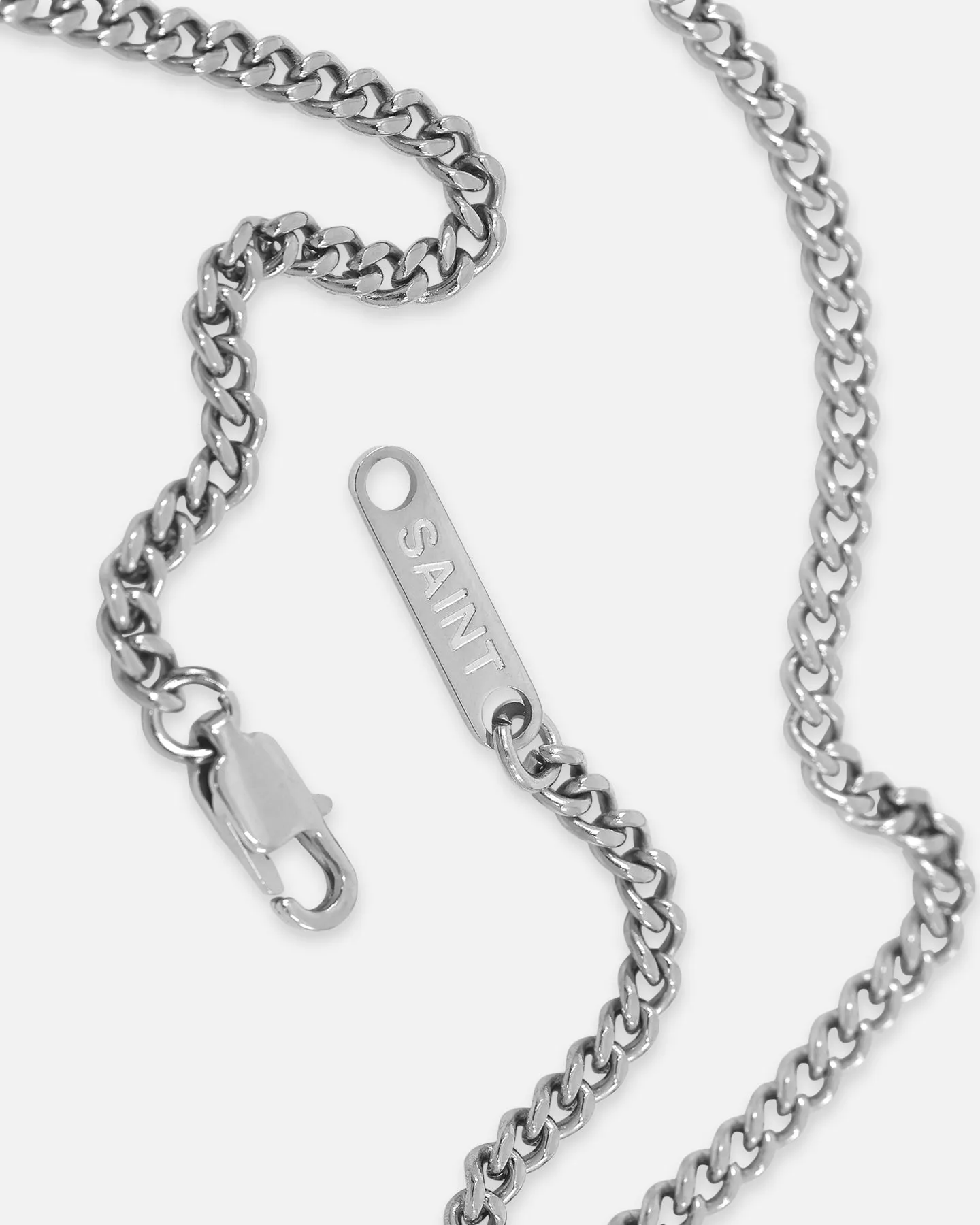 Saint Morta Crucifix Cuban Necklace White Gold sold by Culture Kings product image thumbnail 4