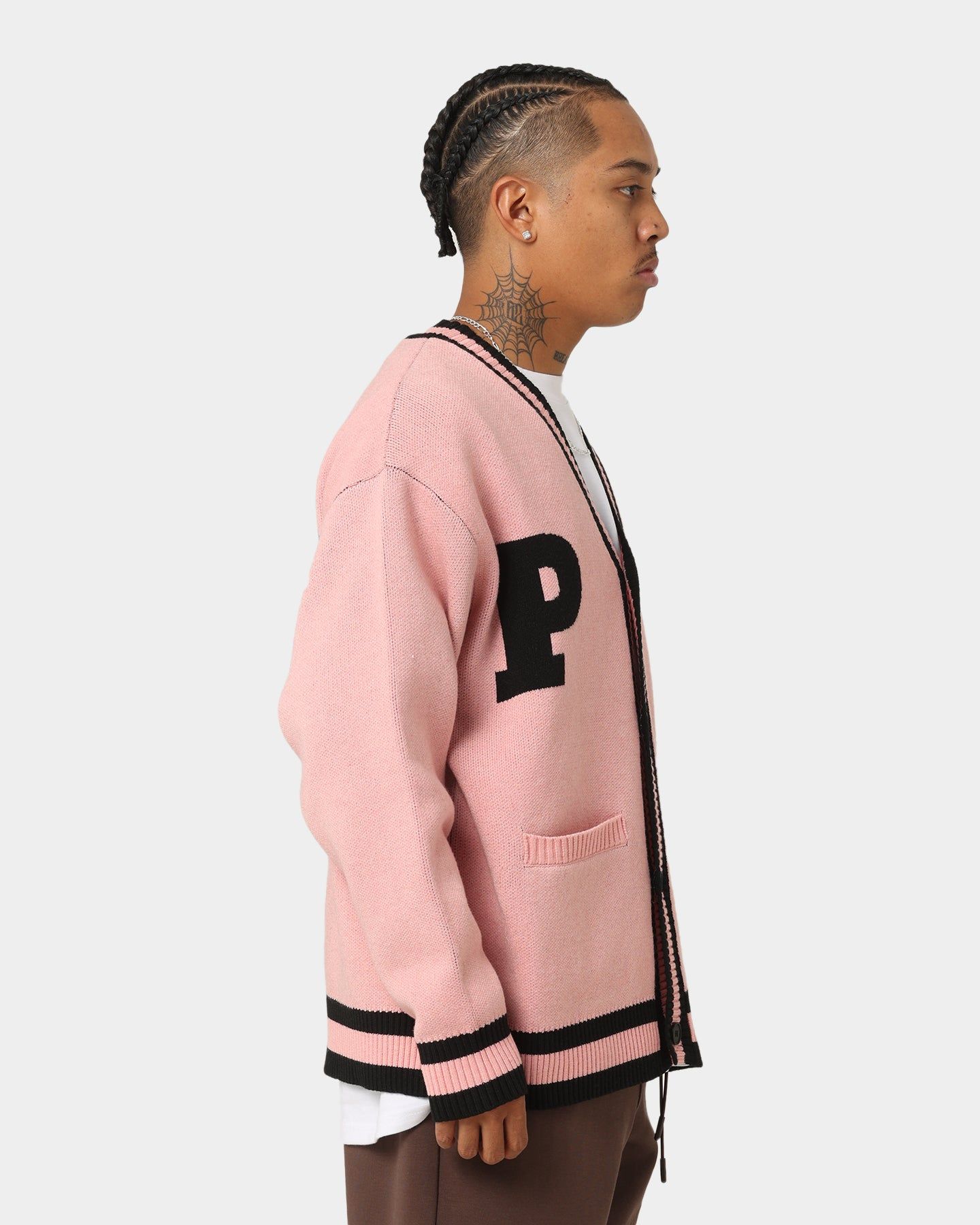 Playboy By CK Collegiate Cardigan Pink/Black sold by Culture Kings product image thumbnail 8