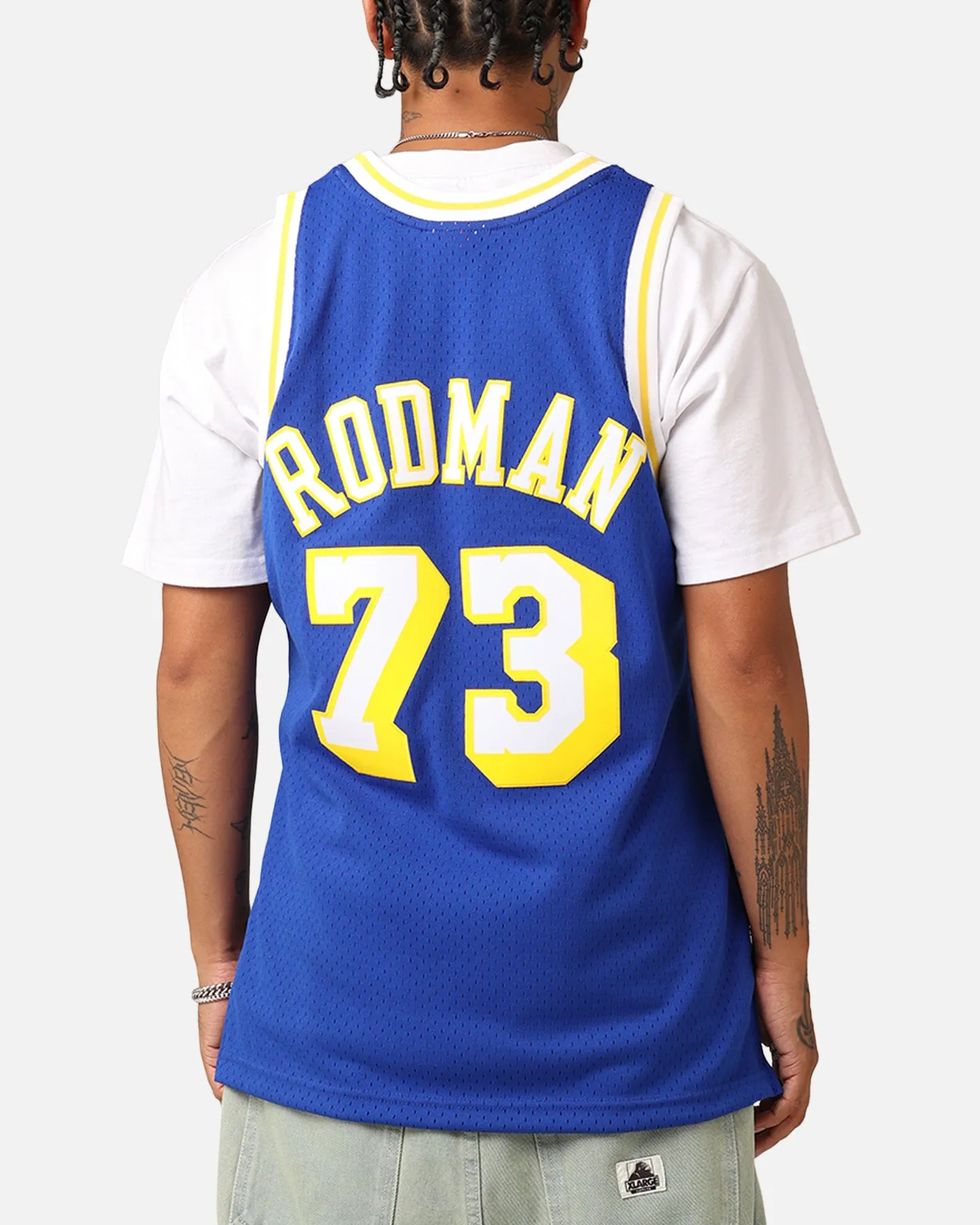 Mitchell & Ness Los Angeles Lakers Dennis Rodman '98-99 College Twist Swing Jersey Blue/Yellow sold by Culture Kings product image thumbnail 2
