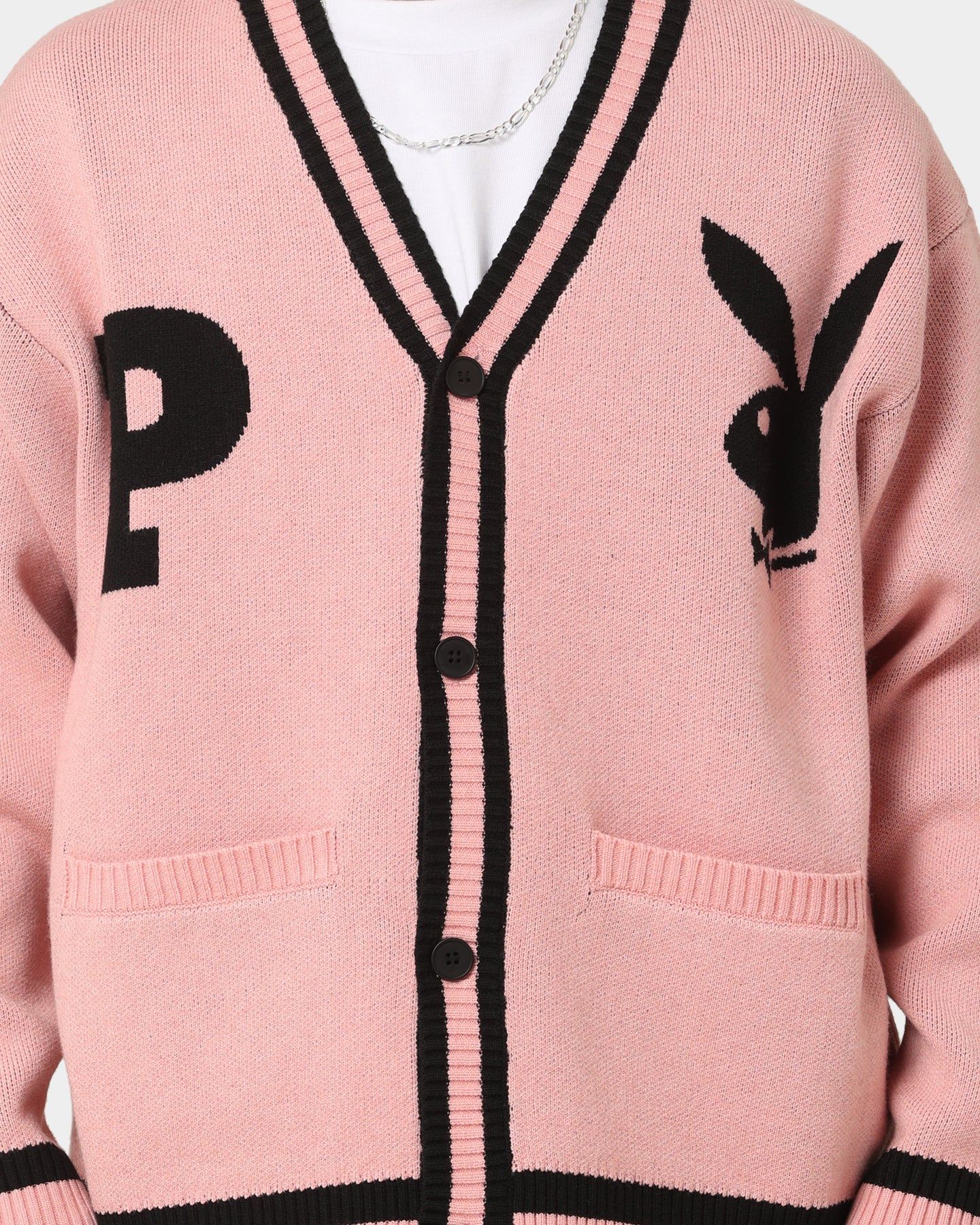 Playboy By CK Collegiate Cardigan Pink/Black sold by Culture Kings product image thumbnail 6