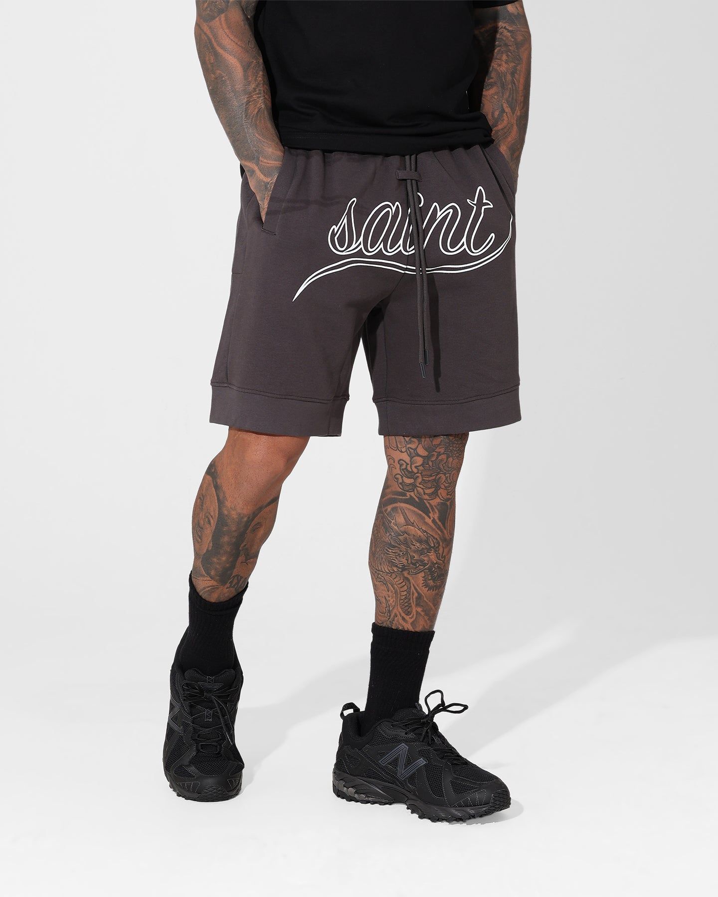 Saint Morta Torrent Basketball Shorts Dark Grey sold by Culture Kings