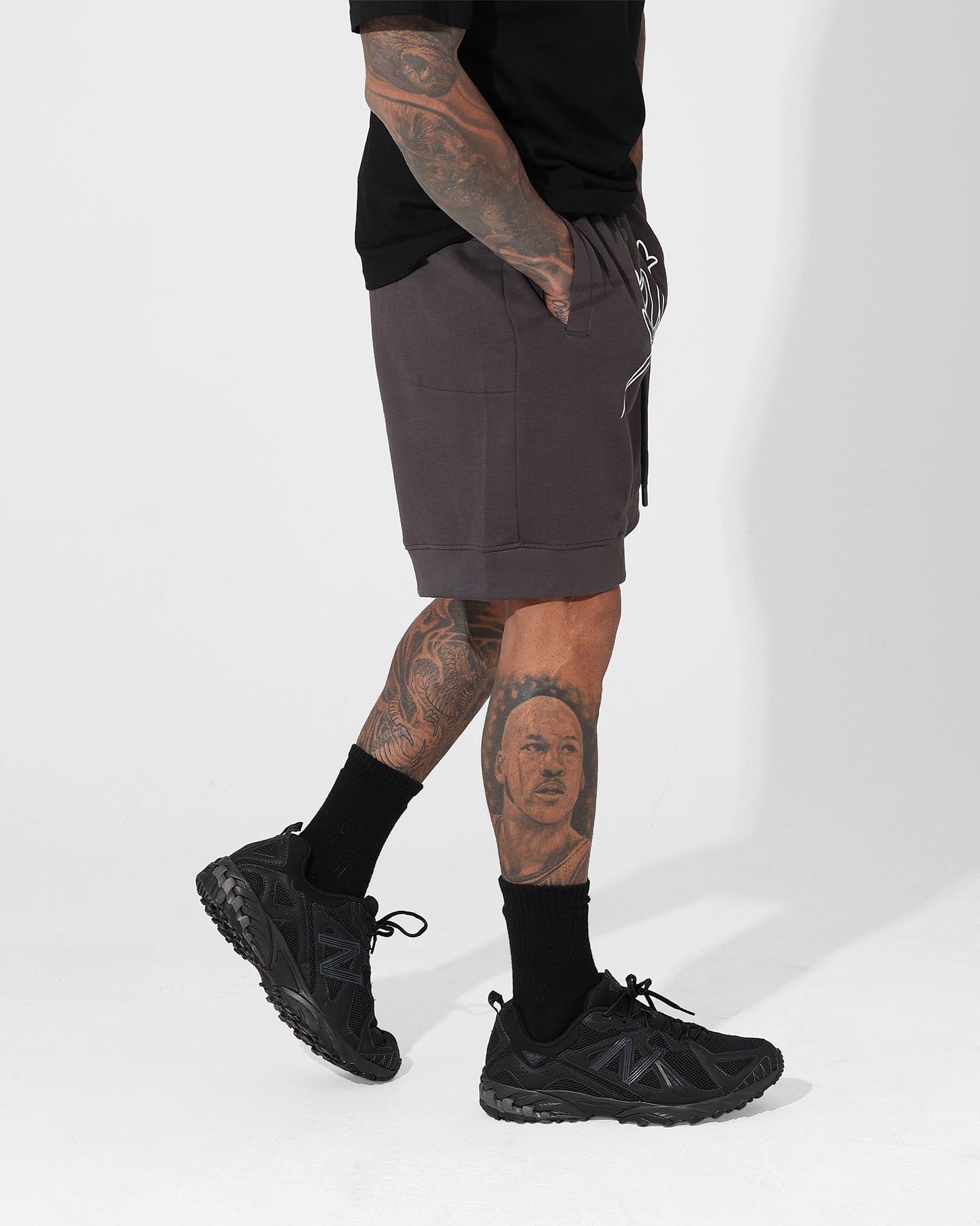 Saint Morta Torrent Basketball Shorts Dark Grey sold by Culture Kings product image thumbnail 5