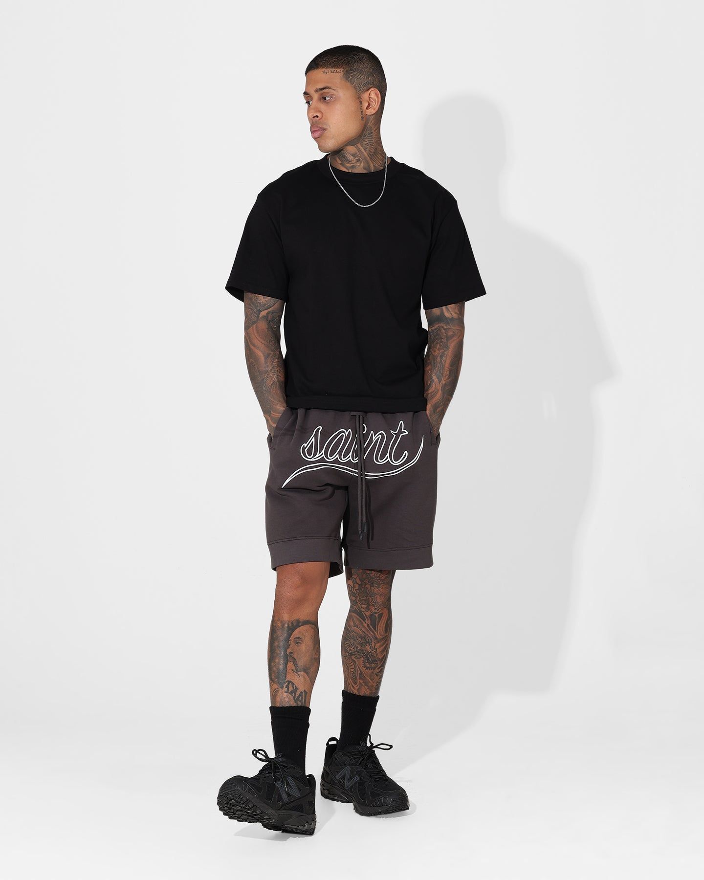 Saint Morta Torrent Basketball Shorts Dark Grey sold by Culture Kings product image thumbnail 2