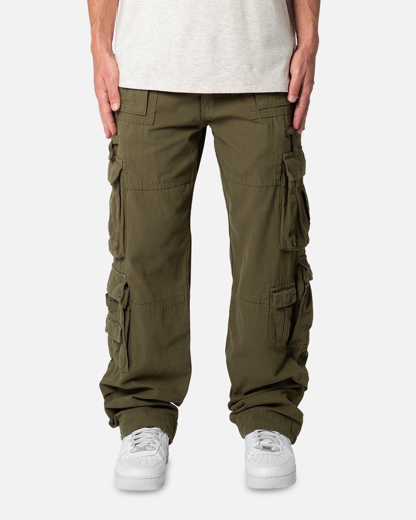 MNML Military Cargo Pants Olive sold by Culture Kings