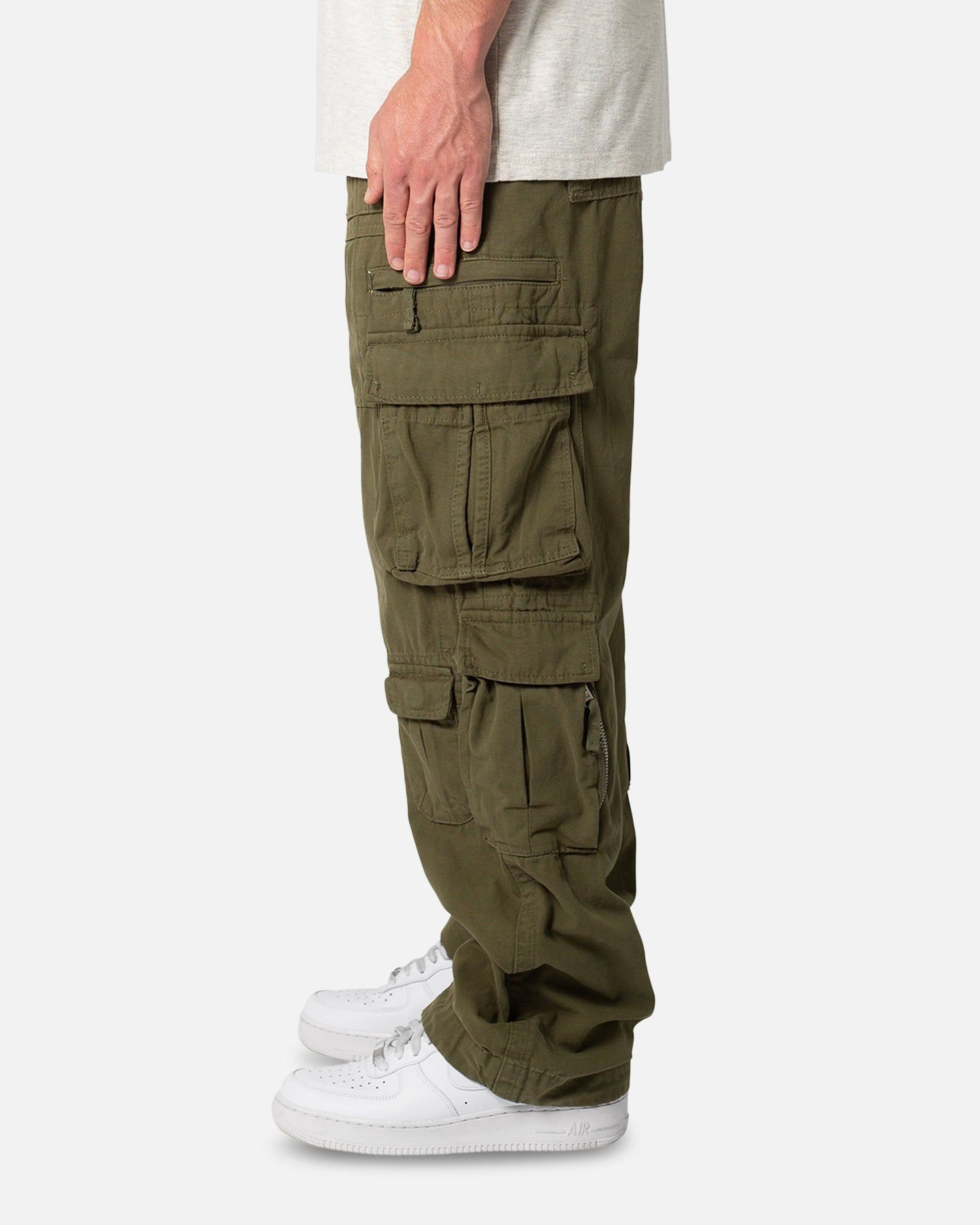 MNML Military Cargo Pants Olive sold by Culture Kings product image thumbnail 3