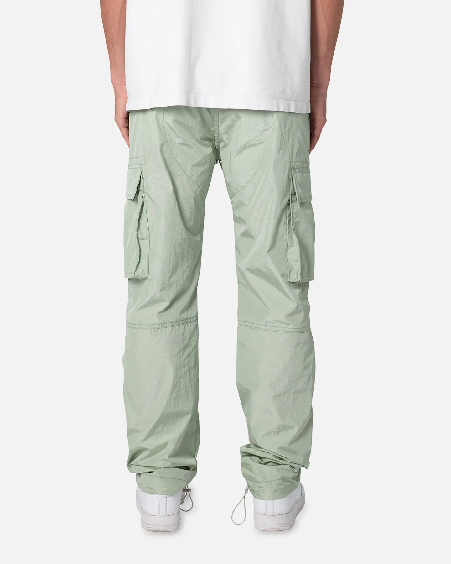 MNML Crinkle Cargo Pants Green sold by Culture Kings product image thumbnail 4