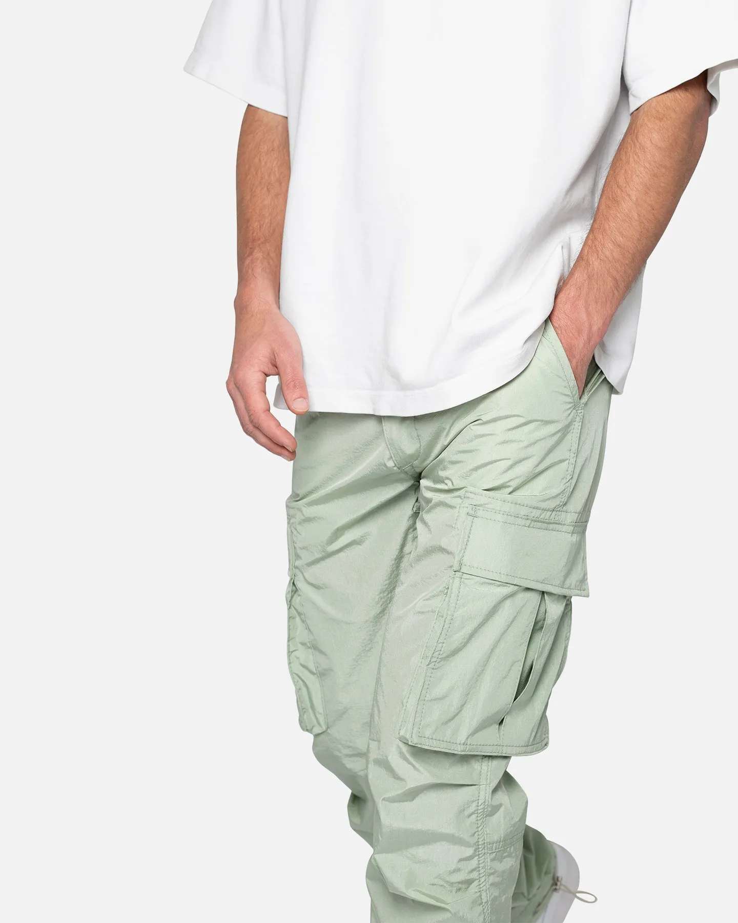 MNML Crinkle Cargo Pants Green sold by Culture Kings product image thumbnail 5
