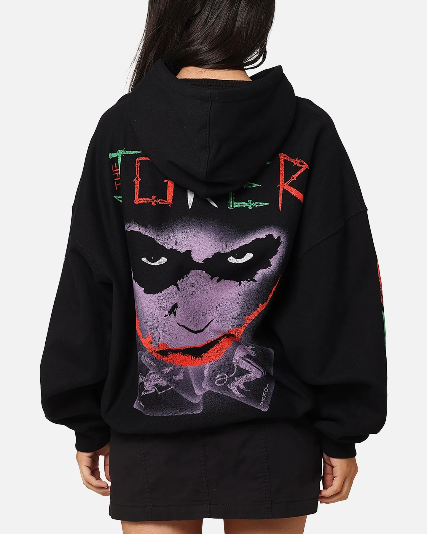 American Thrift X DC Batman The Joker Scars Premium Hoodie Black sold by Culture Kings product image thumbnail 2