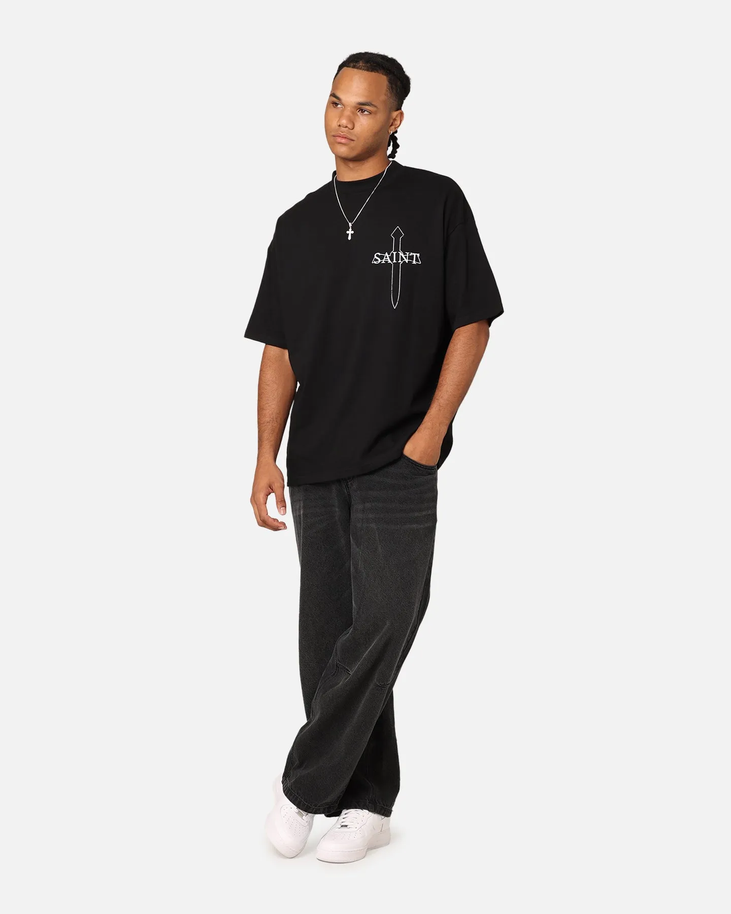 Saint Morta Faceless Muse T-Shirt Black sold by Culture Kings product image thumbnail 2