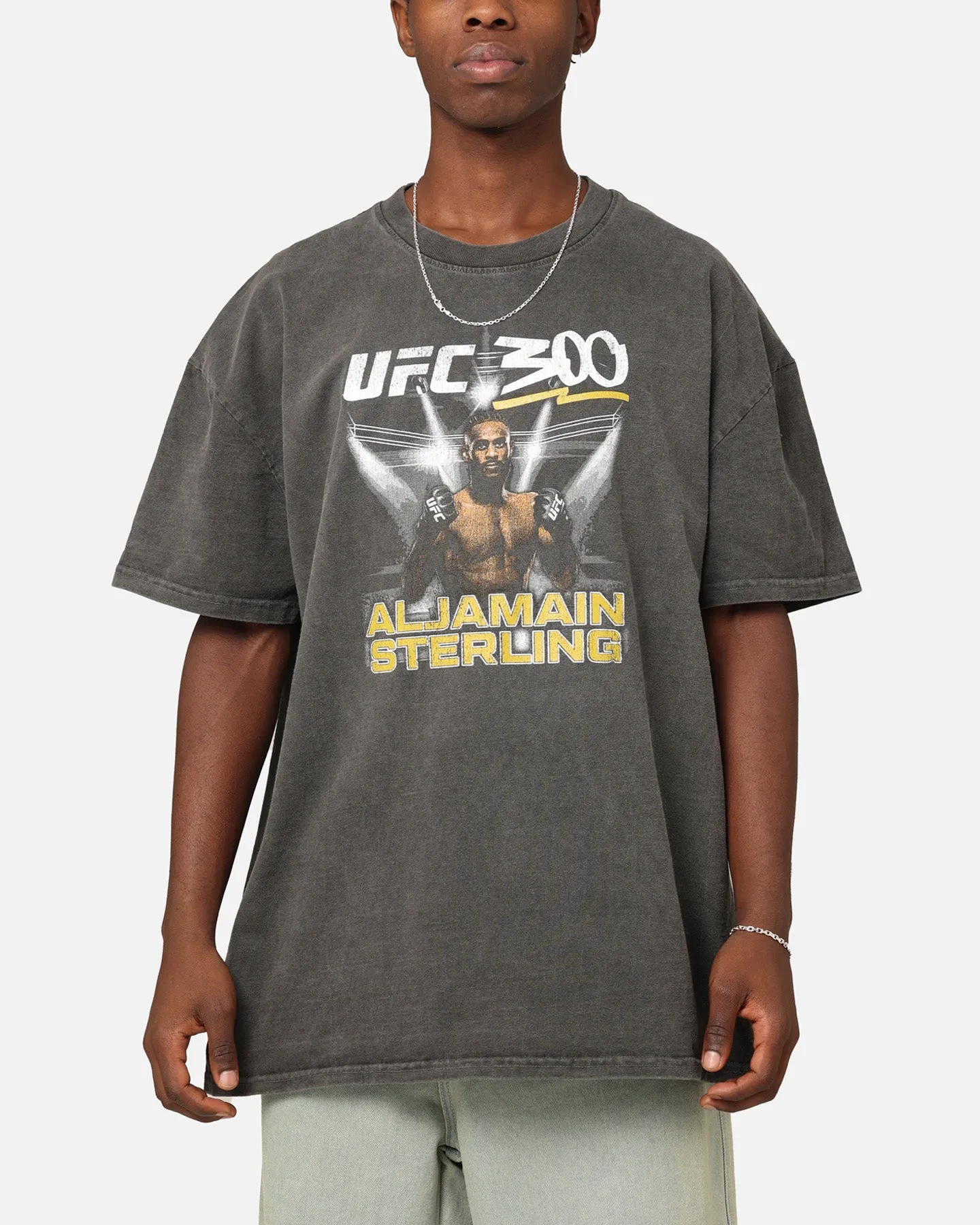 UFC By Culture Kings Aljamain Sterling 300 Heavyweight T-Shirt Black Wash sold by Culture Kings product image thumbnail 2