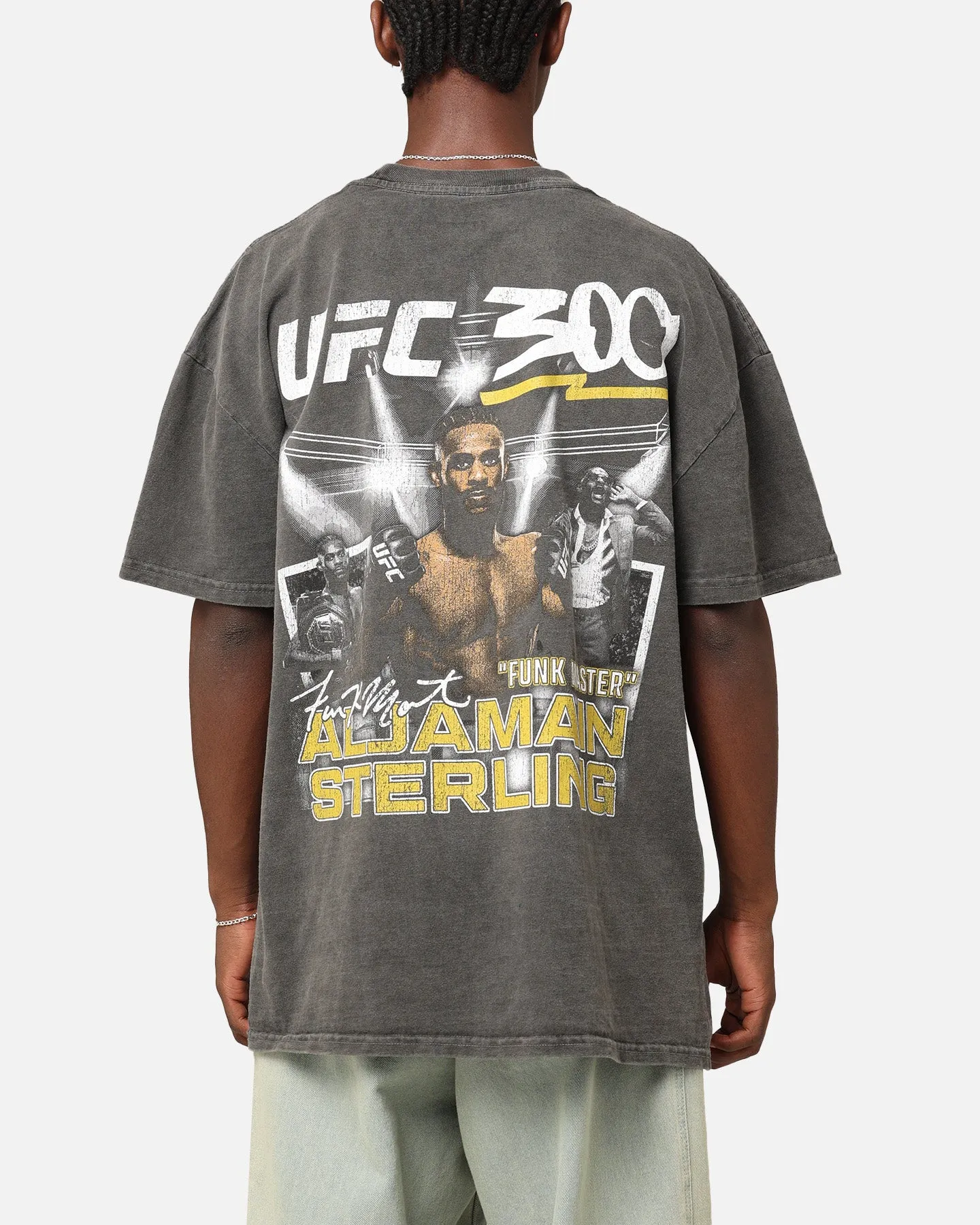 UFC By Culture Kings Aljamain Sterling 300 Heavyweight T-Shirt Black Wash sold by Culture Kings
