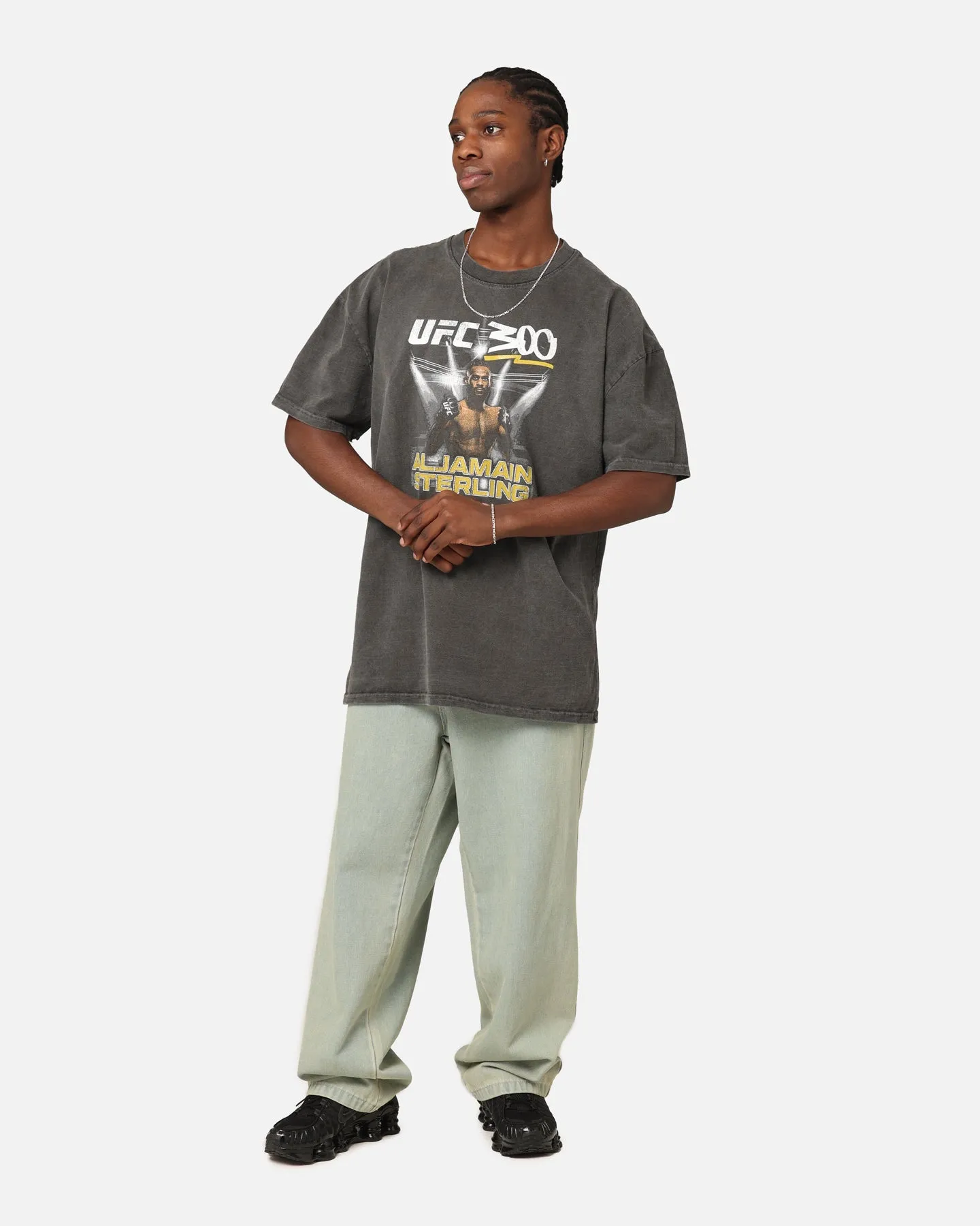 UFC By Culture Kings Aljamain Sterling 300 Heavyweight T-Shirt Black Wash sold by Culture Kings product image thumbnail 4