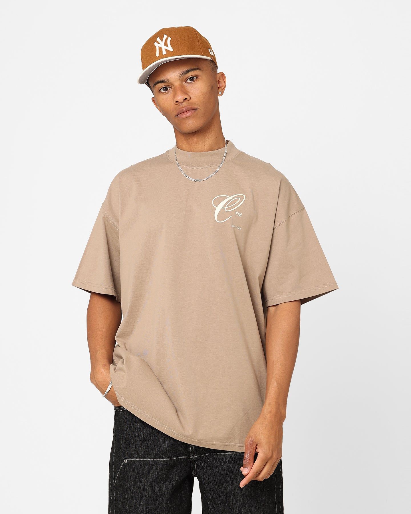 Carre Capital C Oversized T-Shirt Mocha sold by Culture Kings product image thumbnail 2