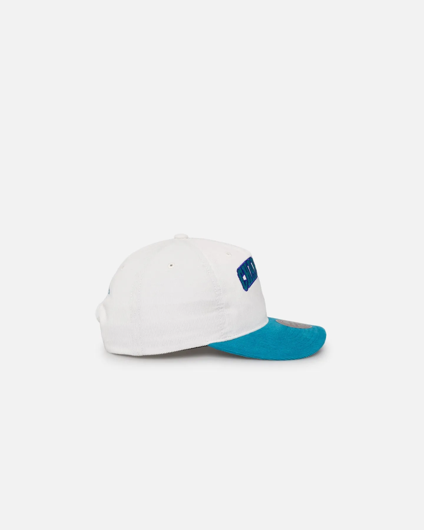Mitchell & Ness Charlotte Hornets History Origin Snapback White/Teal sold by Culture Kings product image thumbnail 4