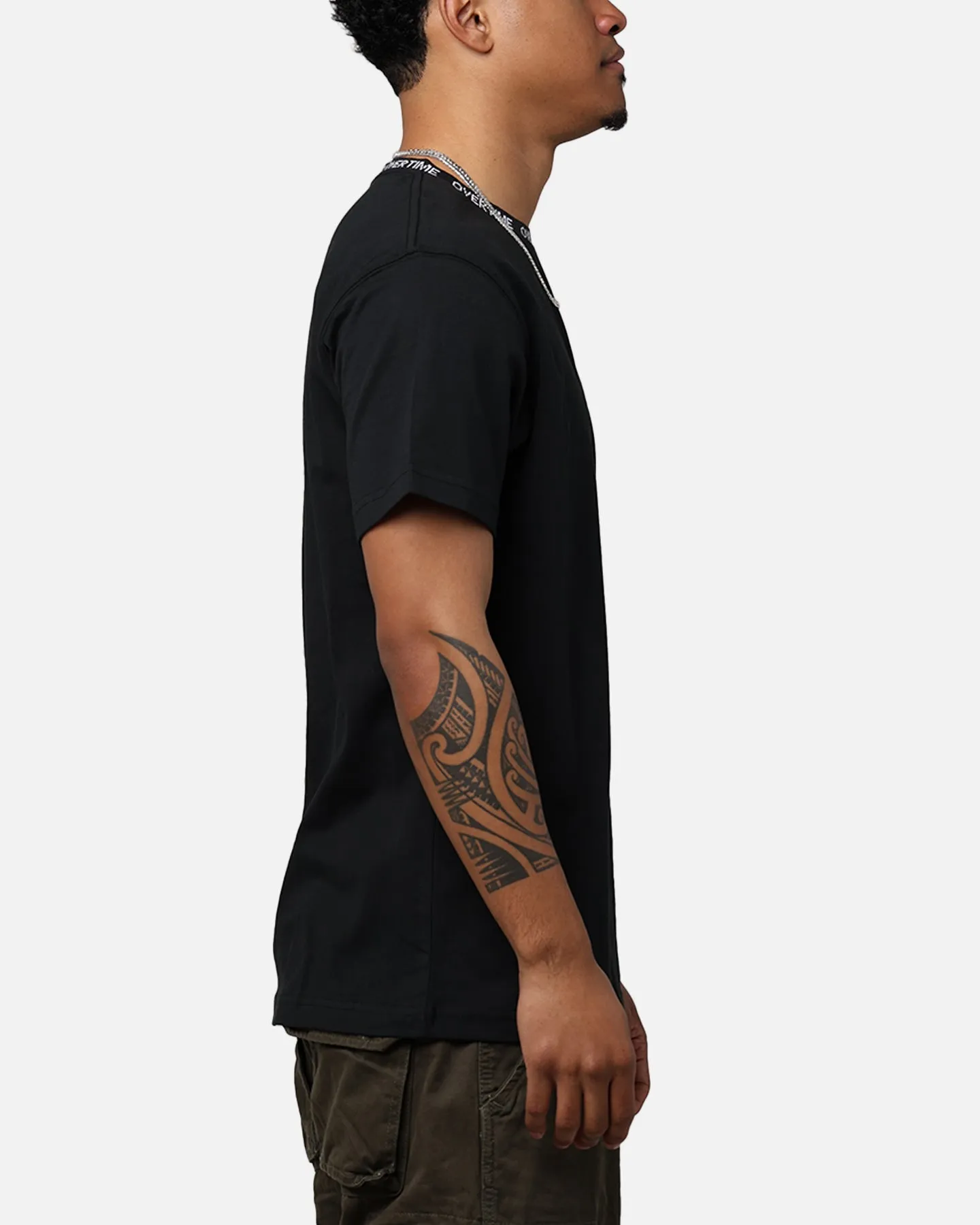 Overtime Rib T-Shirt Black sold by Culture Kings product image thumbnail 5