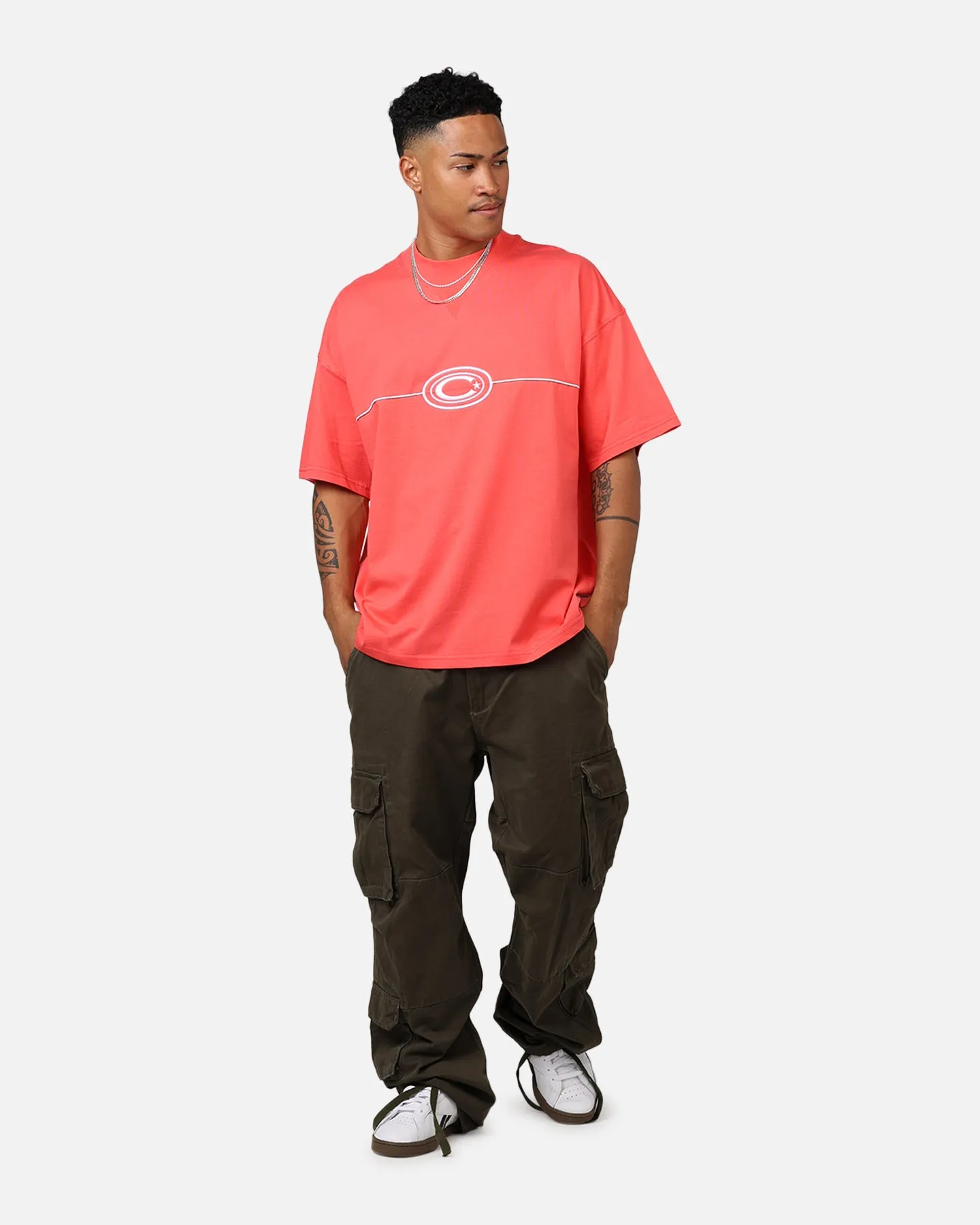 Carre C-Star Pipe Oversized T-Shirt Red sold by Culture Kings product image thumbnail 3