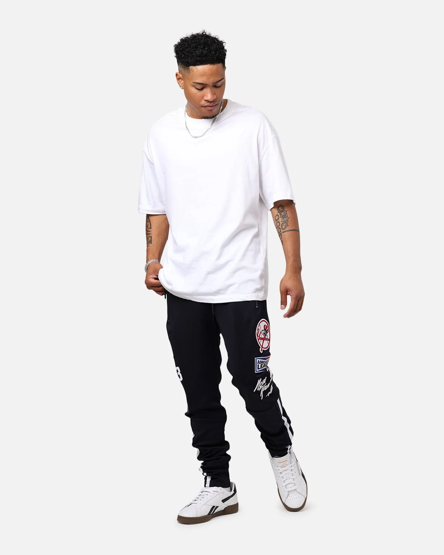 Pro Standard New York Yankees Fast Lane Trackpant Midnight Navy sold by Culture Kings product image thumbnail 2