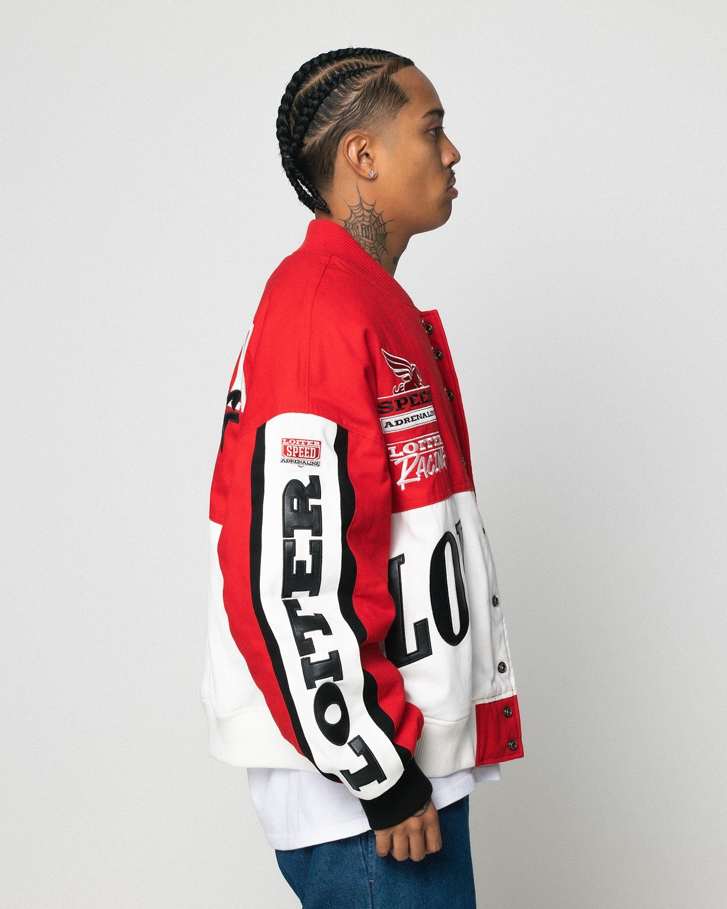 Loiter Motor Sport Jacket Red/Off White sold by Culture Kings product image thumbnail 8