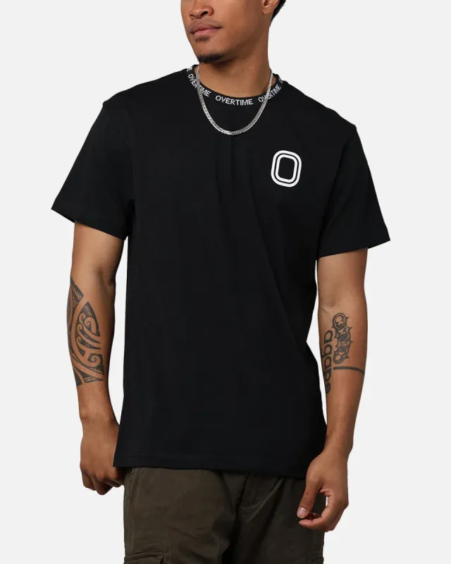 Overtime Rib T-Shirt Black sold by Culture Kings
