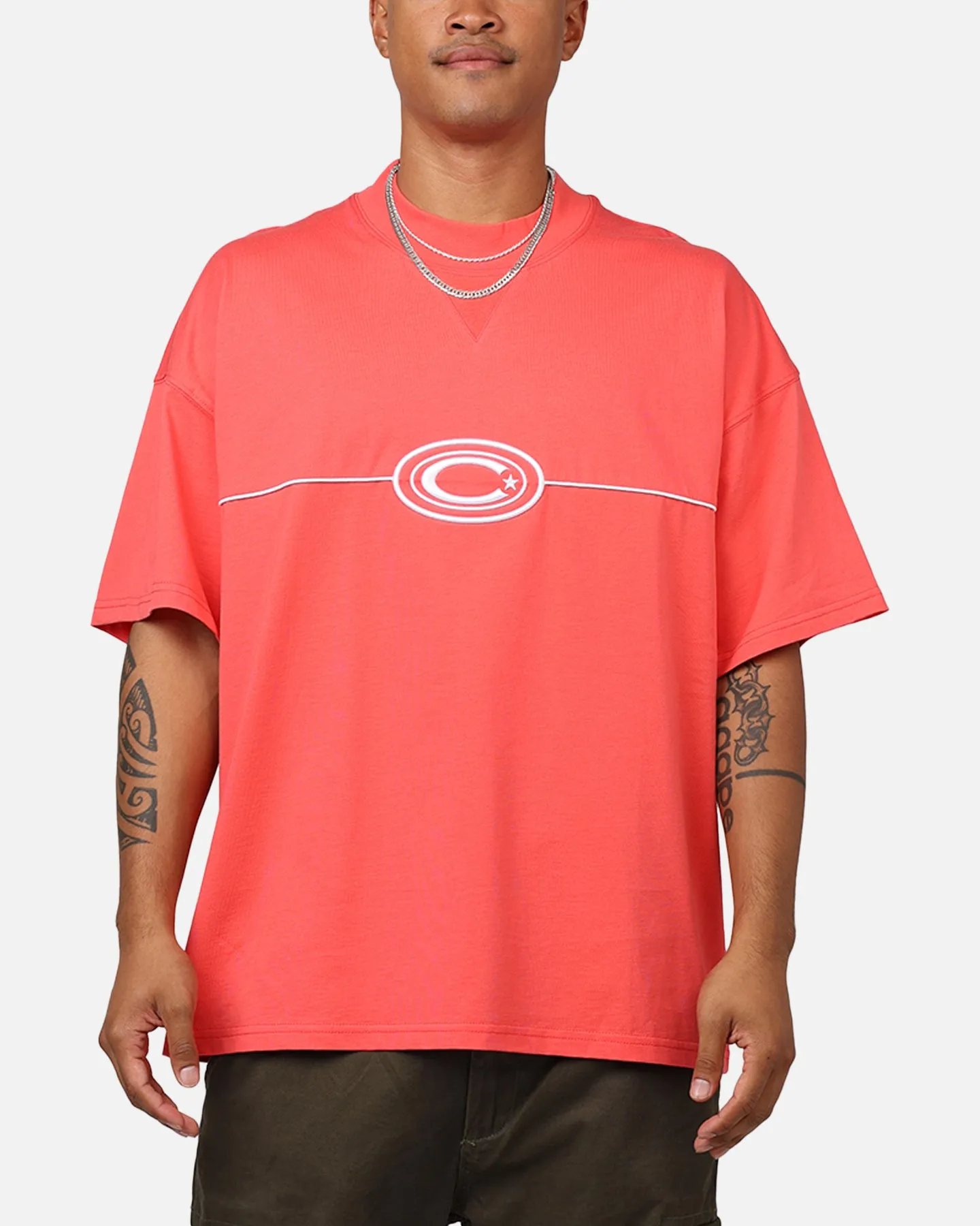 Carre C-Star Pipe Oversized T-Shirt Red sold by Culture Kings