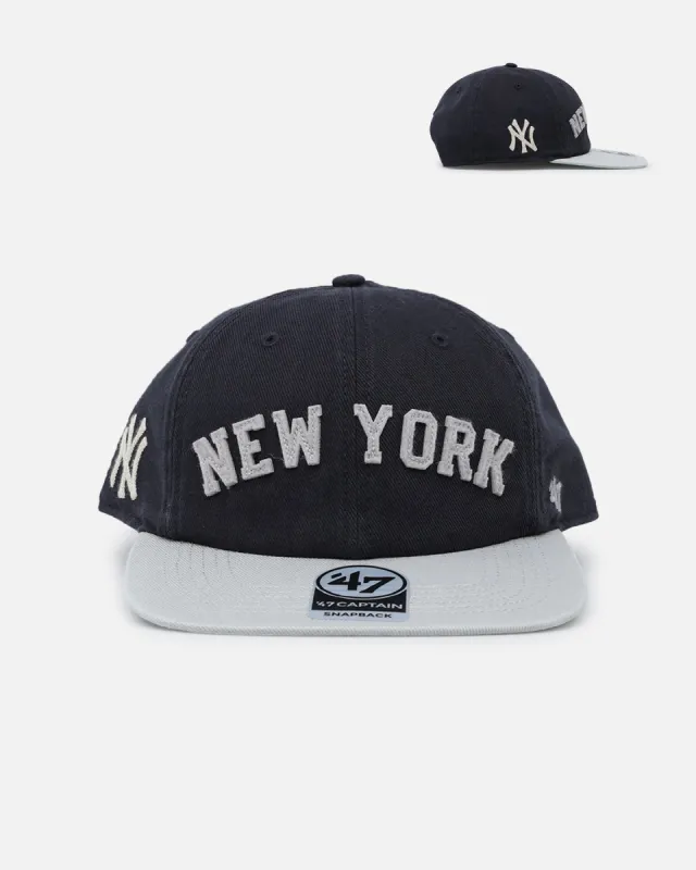 47 Brand New York Yankees 'Legacy 47 Captain RL' Club Legacy '47 Captain Snapback Navy sold by Culture Kings