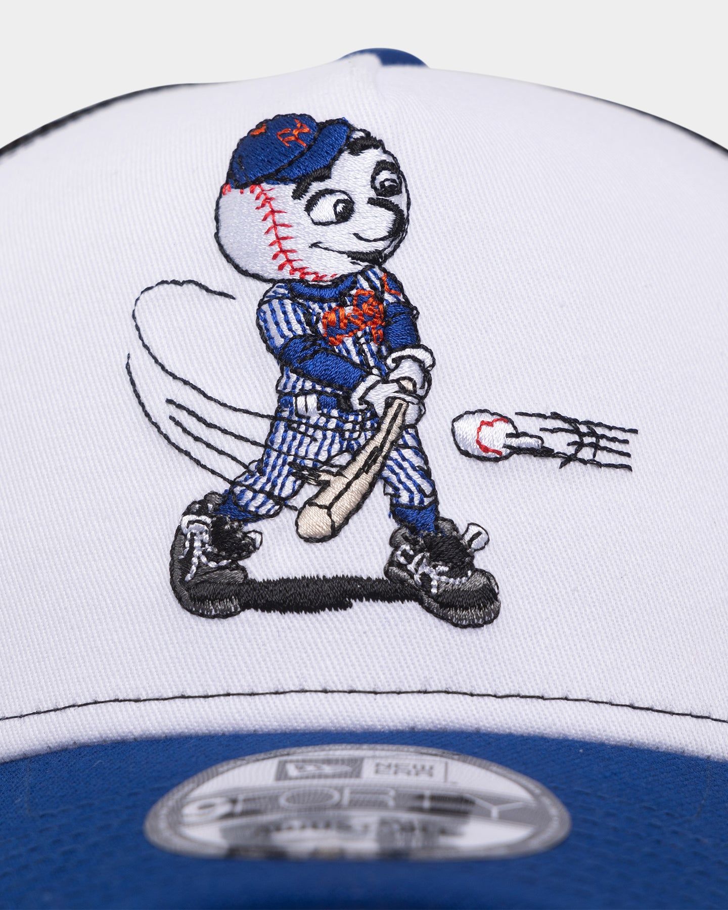 New Era New York Mets 'Mascot Magic' Foam Front 9FORTY A-Frame Trucker Snapback White/Royal sold by Culture Kings product image thumbnail 5