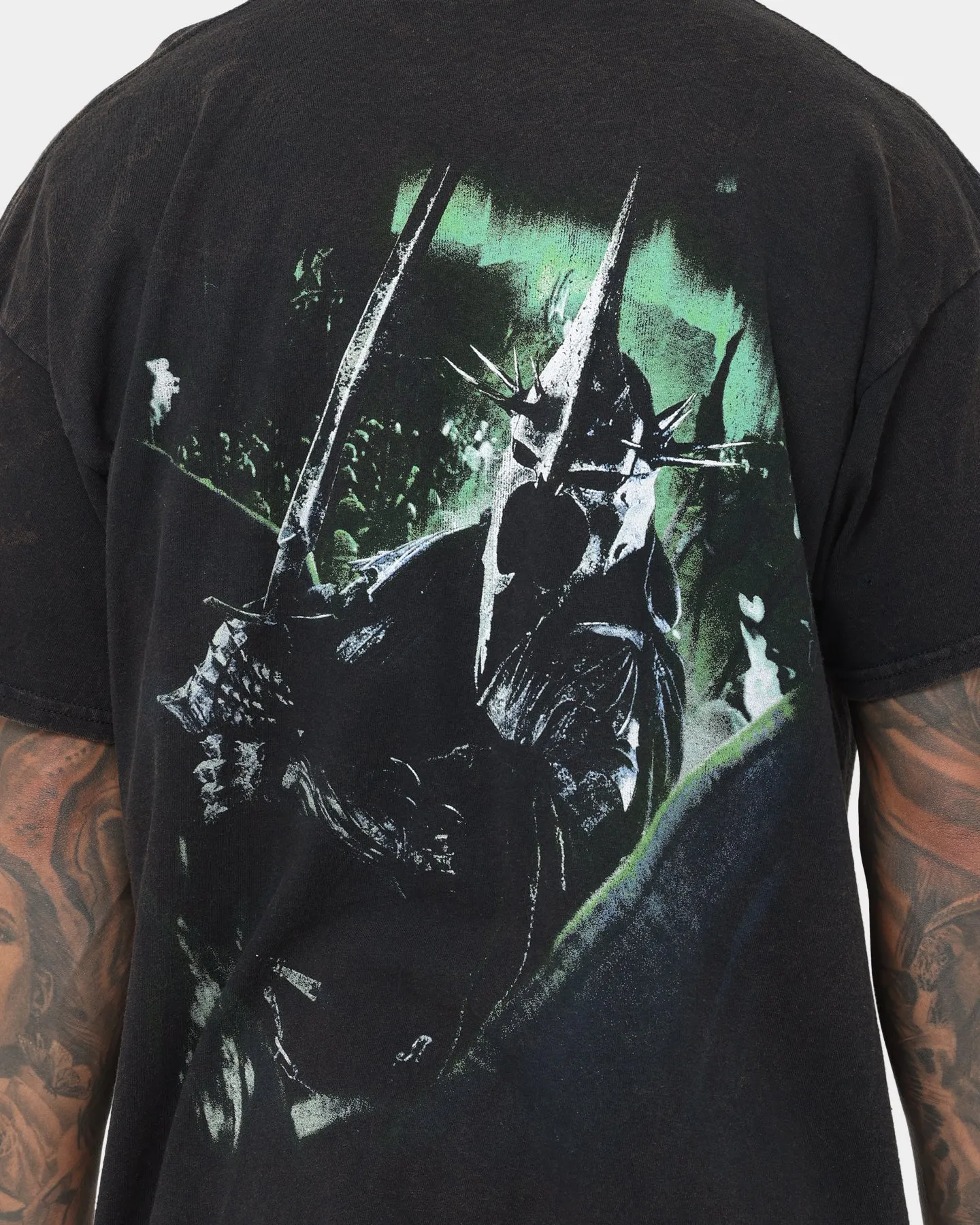 American Thrift X The Lord Of The Rings Witch Kings Of Angmar Vintage T-Shirt Washed Black sold by Culture Kings product image thumbnail 5