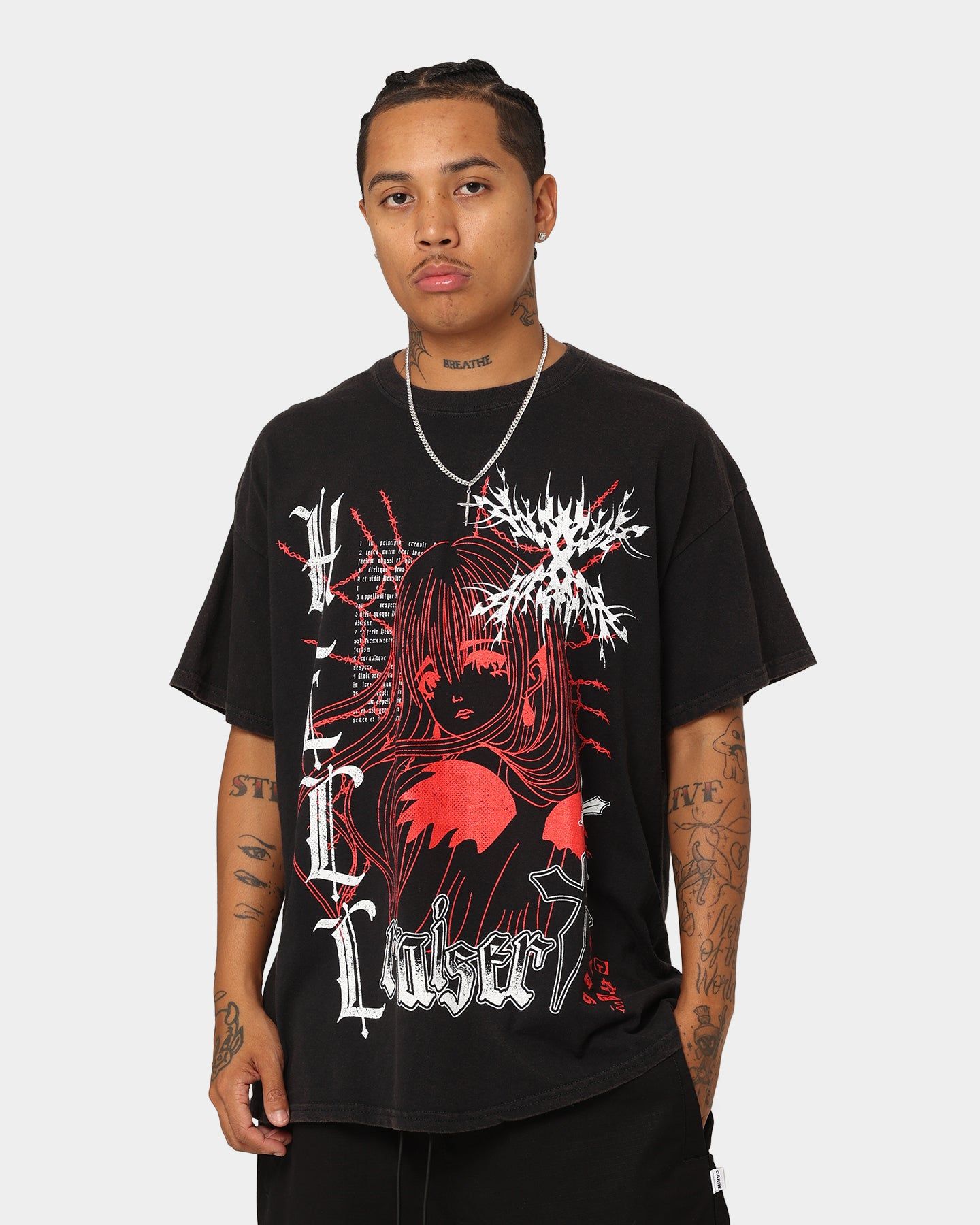 Goat Crew Hell Raiser Vintage T-Shirt Black Wash sold by Culture Kings