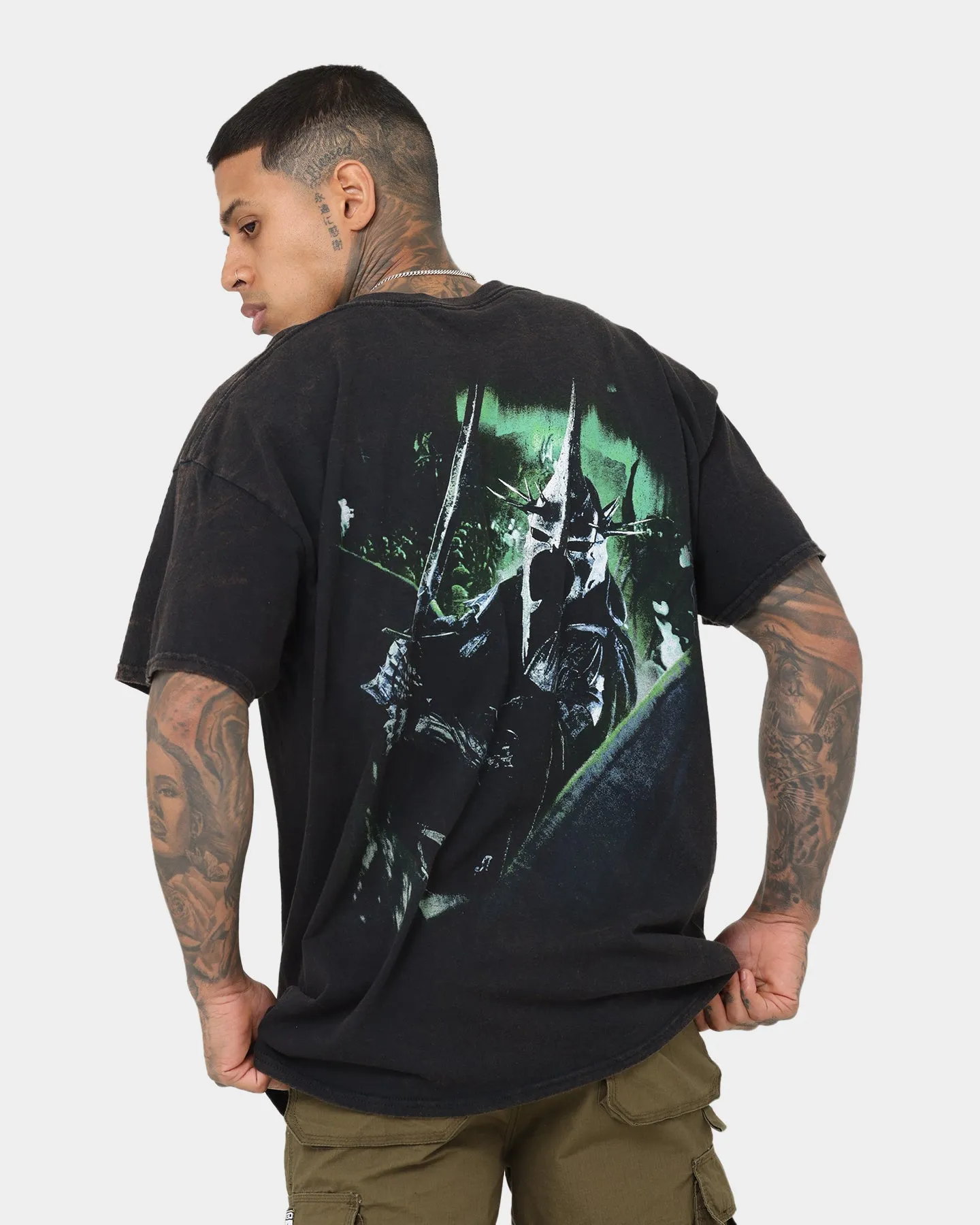 American Thrift X The Lord Of The Rings Witch Kings Of Angmar Vintage T-Shirt Washed Black sold by Culture Kings product image thumbnail 2