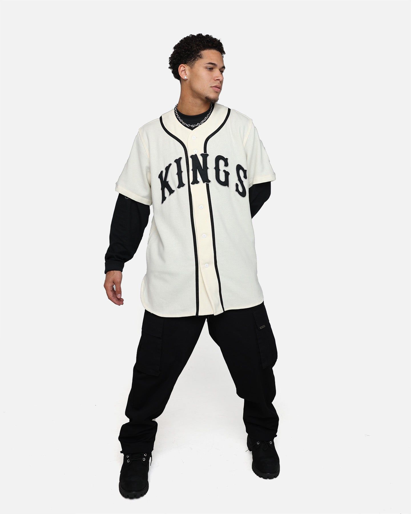 Ebbets Field Flannels X Culture Kings Culture Kings Ebbets Jersey Vintage White sold by Culture Kings product image thumbnail 3