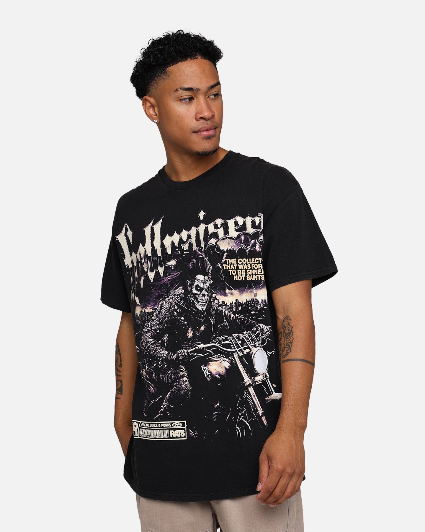 Rats Get Fat Hellraisers T-Shirt Black Wash sold by Culture Kings