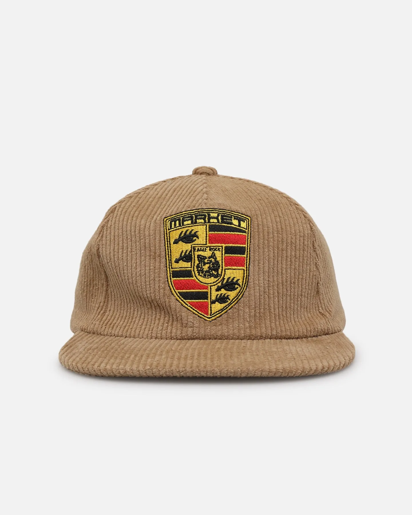 Market Ultimate Performance 5 Panel Corduroy Snapback Khaki sold by Culture Kings