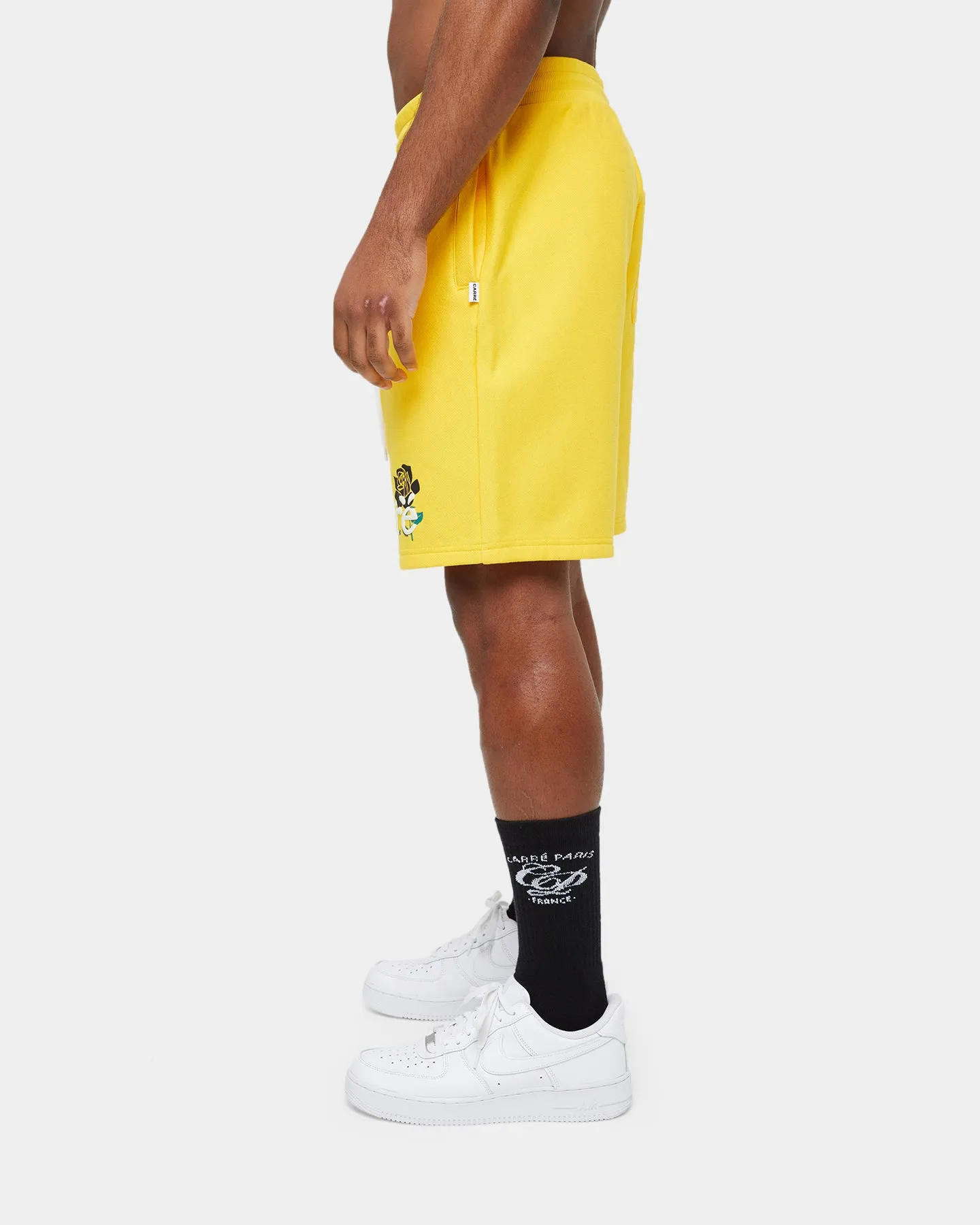 Carre Volle Rose Sweat Shorts Yellow sold by Culture Kings product image thumbnail 4