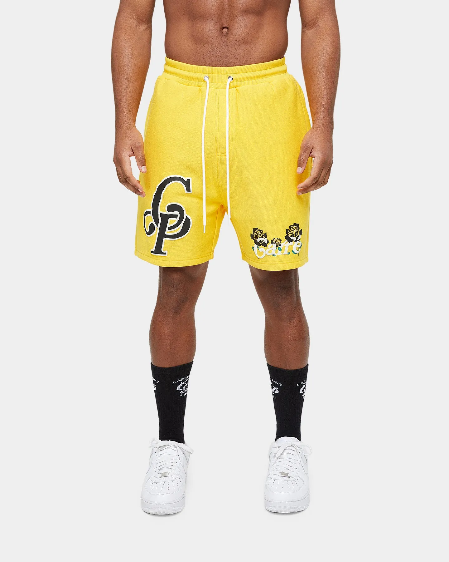 Carre Volle Rose Sweat Shorts Yellow sold by Culture Kings product image thumbnail 3