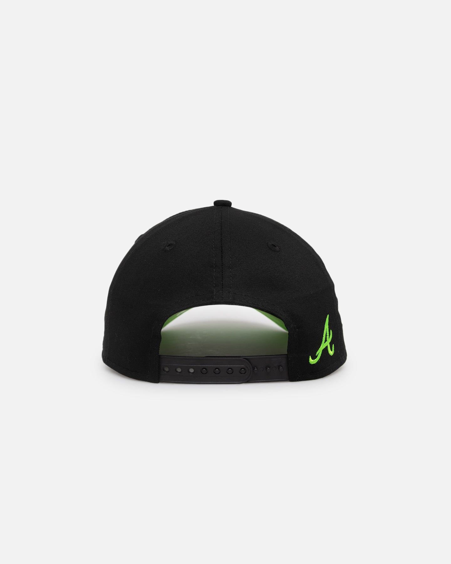 New Era Atlanta Braves "Drip Logo" 9FORTY A-Frame Snapback Black/White/Green sold by Culture Kings product image thumbnail 2