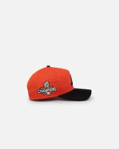 New Era Atlanta Braves 'Scary Nights' 9FORTY A-Frame Snapback Orange/Black sold by Culture Kings