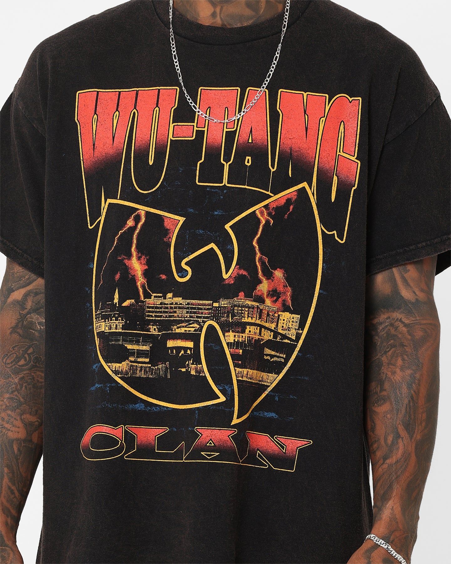 Wu Tang Brand Limited Lightning T-Shirt Black Wash sold by Culture Kings product image thumbnail 3