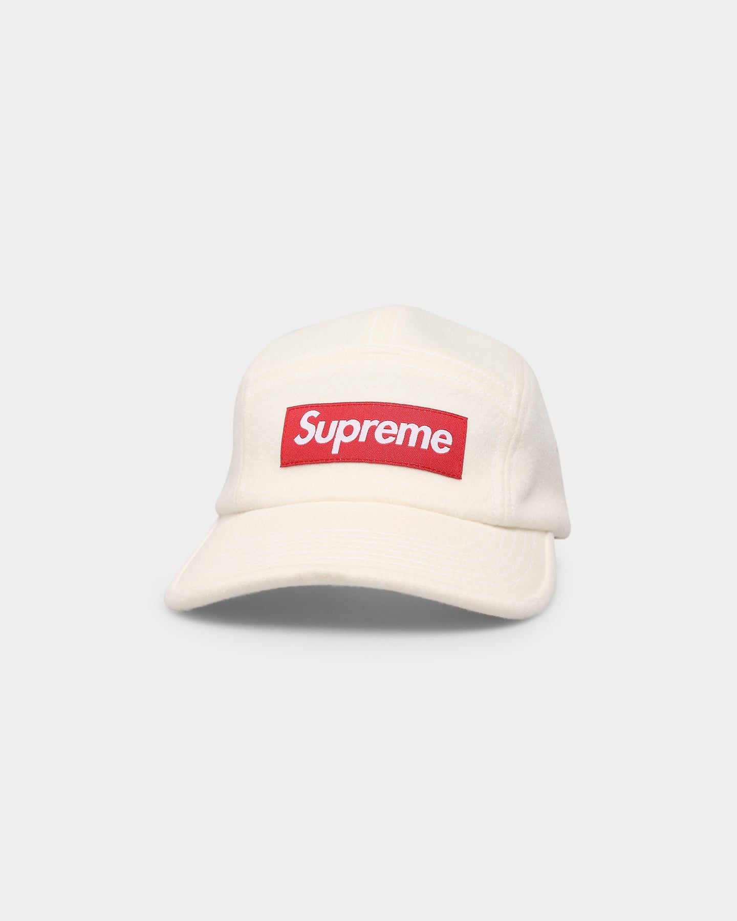 Supreme Wool Camp Strapback White sold by Culture Kings