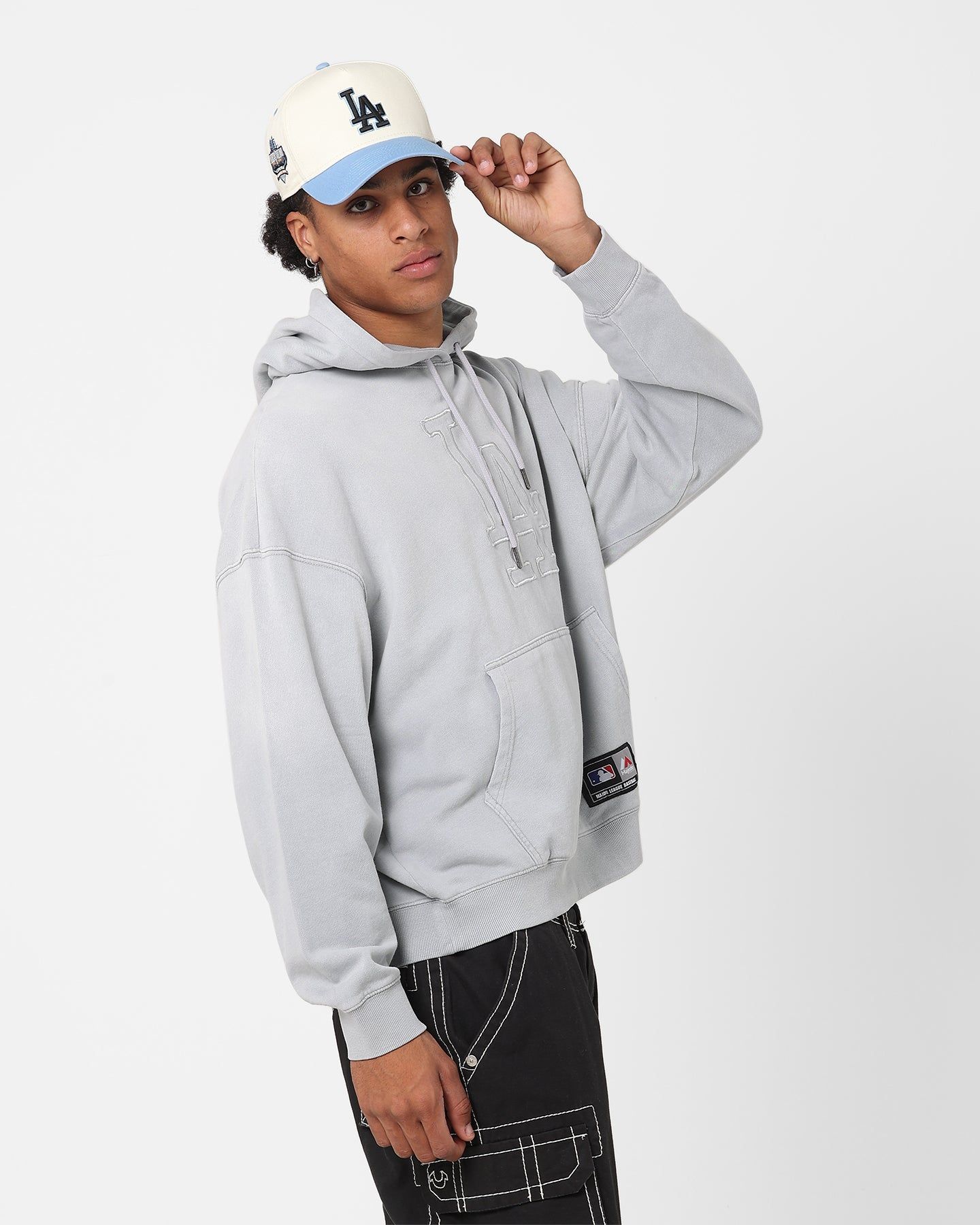 Majestic Athletic Los Angeles Dodgers Solarsd Oth Hoodie Arctic Ice sold by Culture Kings product image thumbnail 5