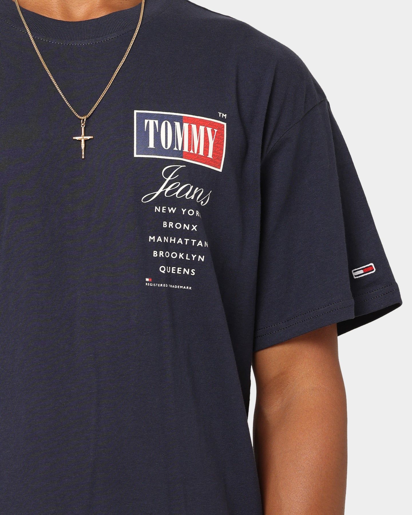 Tommy Jeans TJM Relaxed Timeless Tommy T-Shirt Twilight Navy sold by Culture Kings product image thumbnail 4