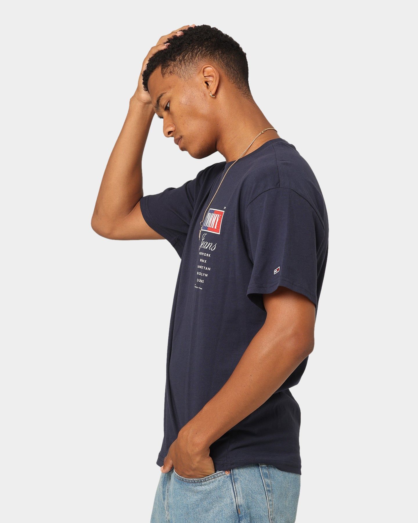 Tommy Jeans TJM Relaxed Timeless Tommy T-Shirt Twilight Navy sold by Culture Kings product image thumbnail 7