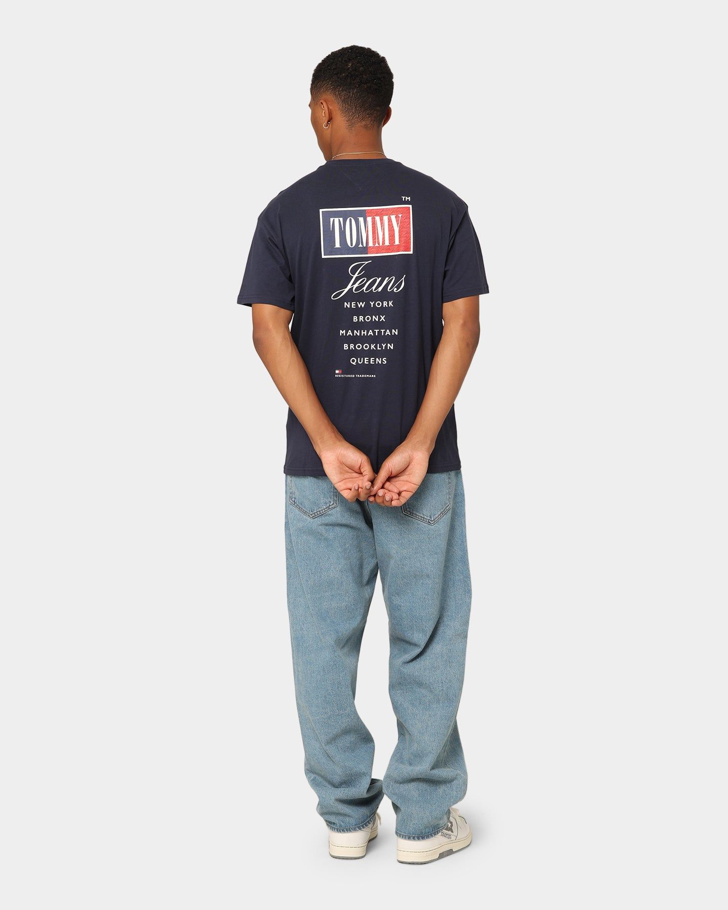 Tommy Jeans TJM Relaxed Timeless Tommy T-Shirt Twilight Navy sold by Culture Kings product image thumbnail 3