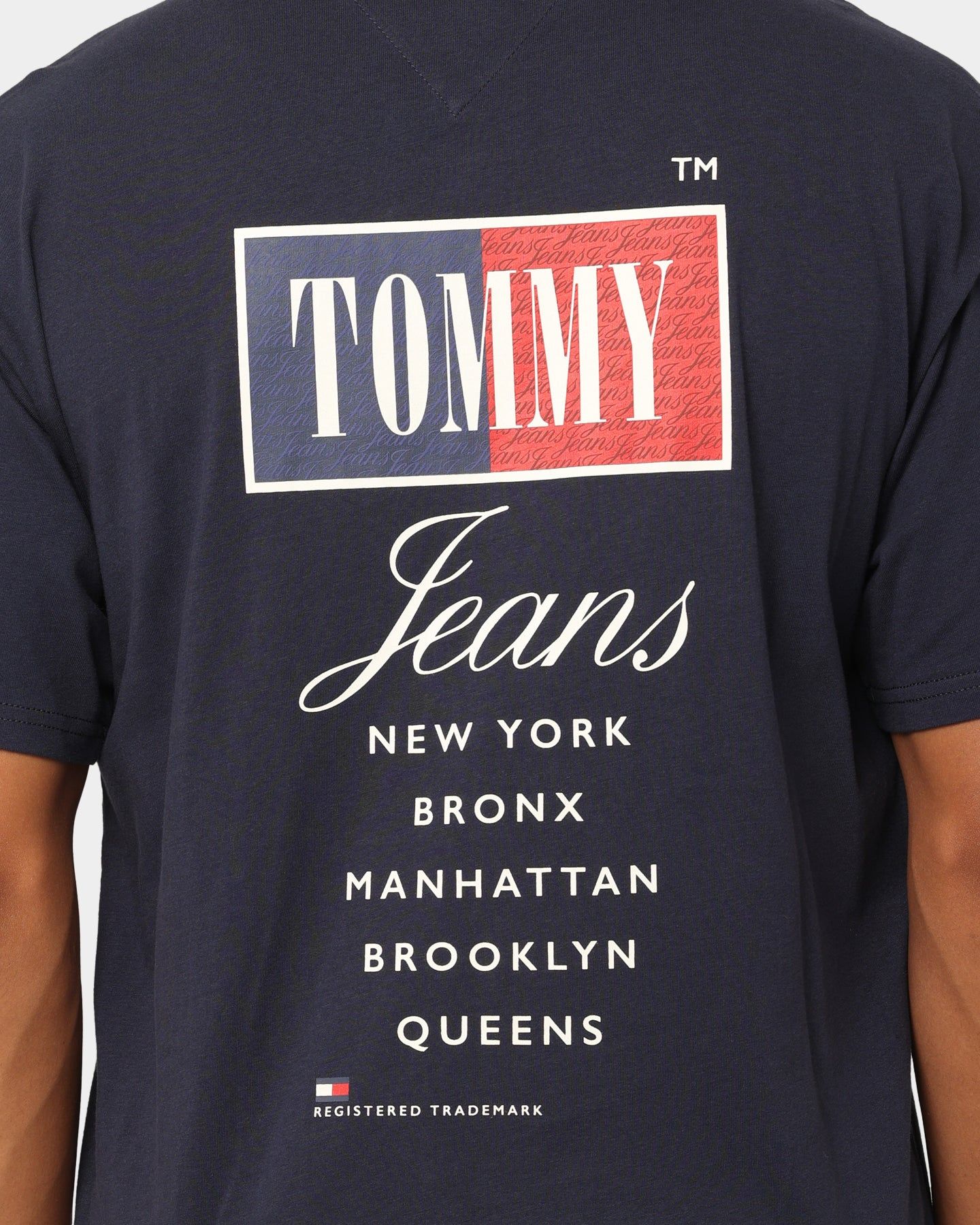 Tommy Jeans TJM Relaxed Timeless Tommy T-Shirt Twilight Navy sold by Culture Kings product image thumbnail 5