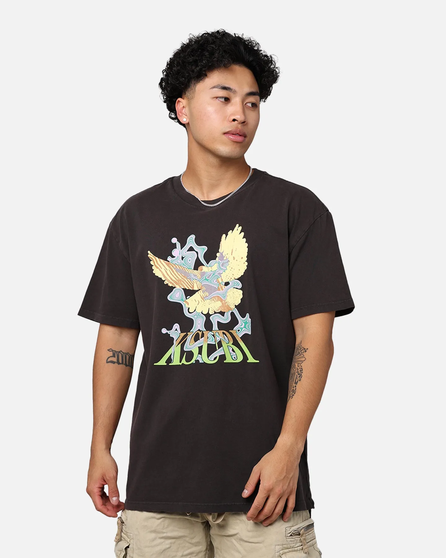 Ksubi Flight Biggie Short Sleeve T-Shirt Faded Black sold by Culture Kings