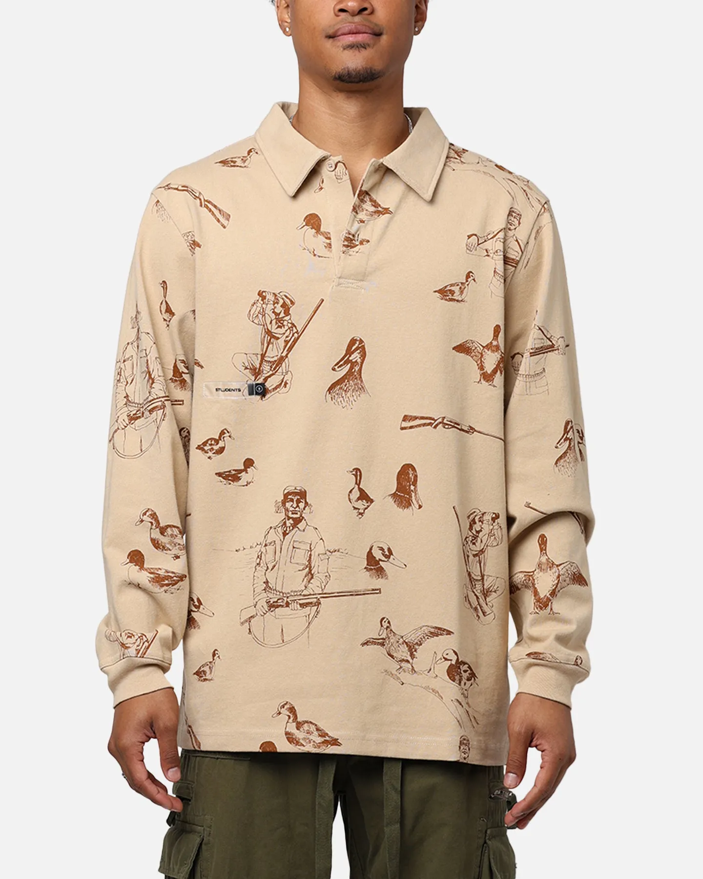 Students Golf Lauderdale Polo Shirt Sand sold by Culture Kings