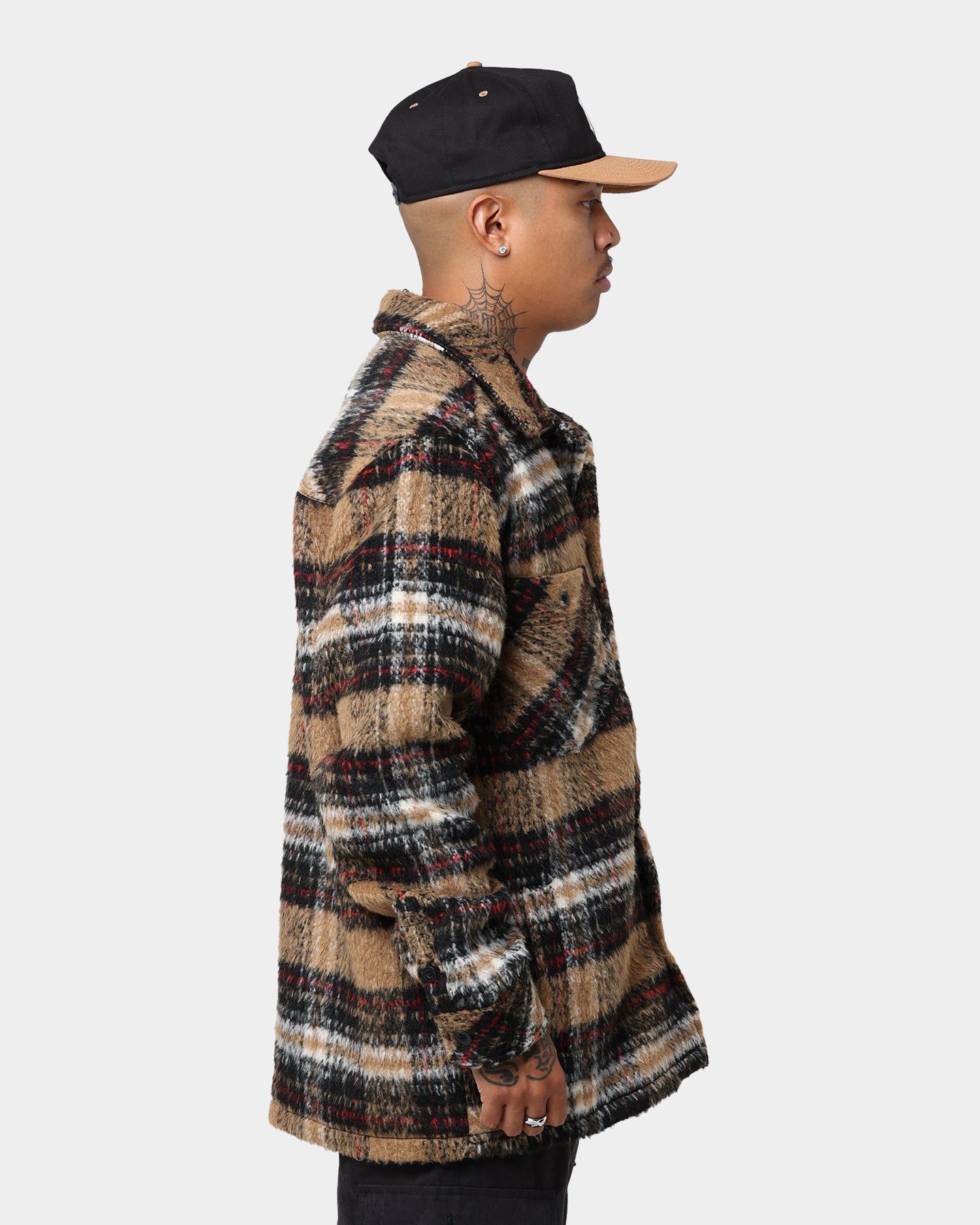 Karl Kani Chest Signature Wool Blend Jacket Sand sold by Culture Kings product image thumbnail 5