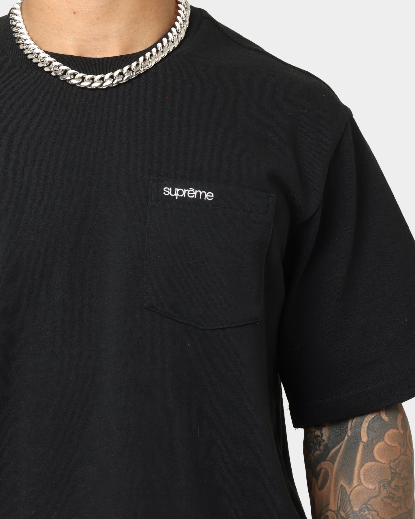 Supreme Pocket T-Shirt Black sold by Culture Kings product image thumbnail 3