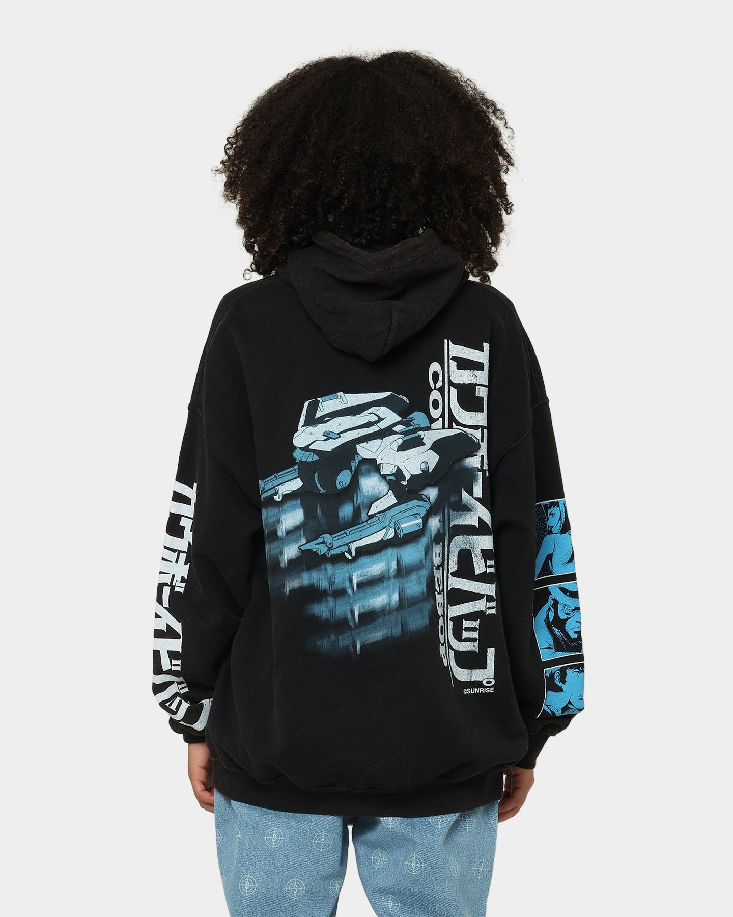 Goat Crew X Cowboy Bebop Red Tail Vintage Hoodie Washed Black sold by Culture Kings product image thumbnail 5